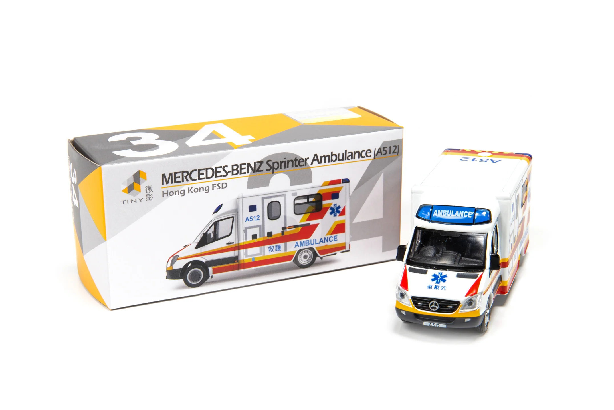 Tiny City 34 MERCEDES-BENZ Sprinter Ambulance (A512) 平治救護車 - Image 4