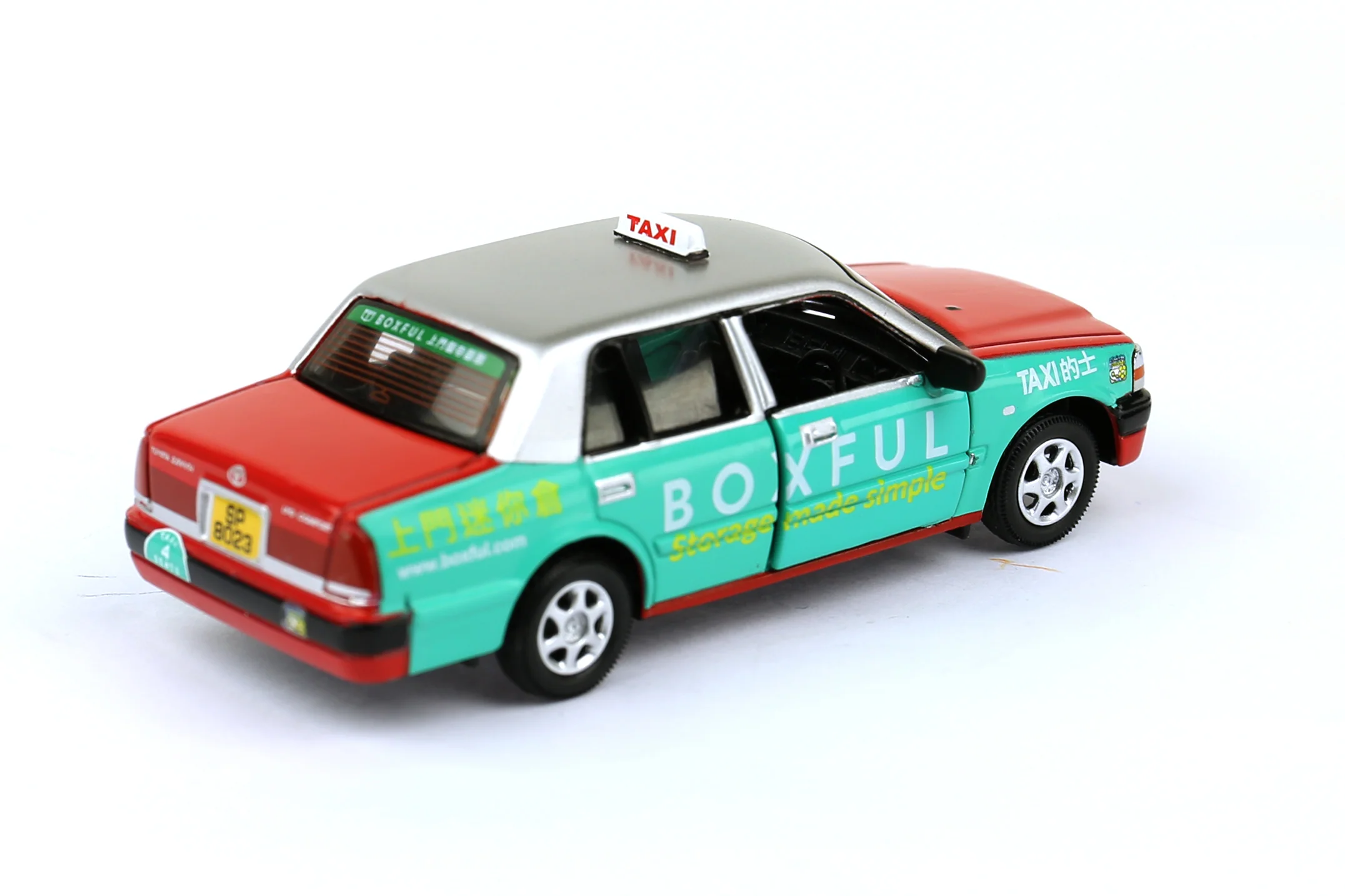 Tiny City 72 Die-cast Model Car – Toyota Crown Comfort Taxi (Boxful Version) 豐田皇冠Comfort的士（Boxful版）ATC64108 - Image 3