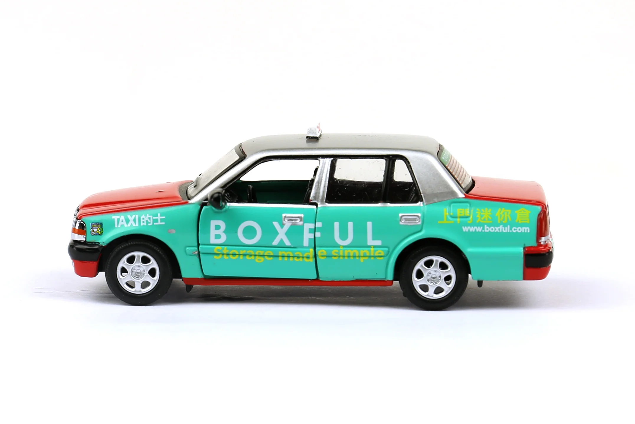 Tiny City 72 Die-cast Model Car – Toyota Crown Comfort Taxi (Boxful Version) 豐田皇冠Comfort的士（Boxful版）ATC64108 - Image 4