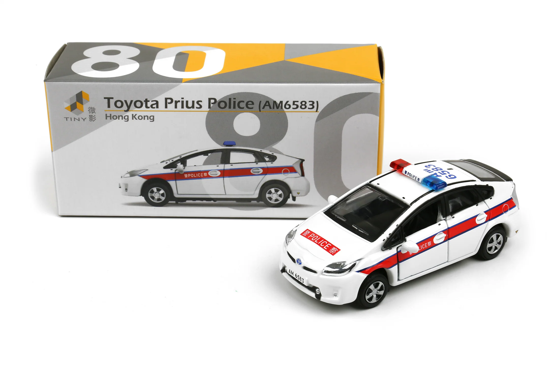 Tiny City 80 – Toyota Prius Police 豐田 Prius 警車 - Image 4