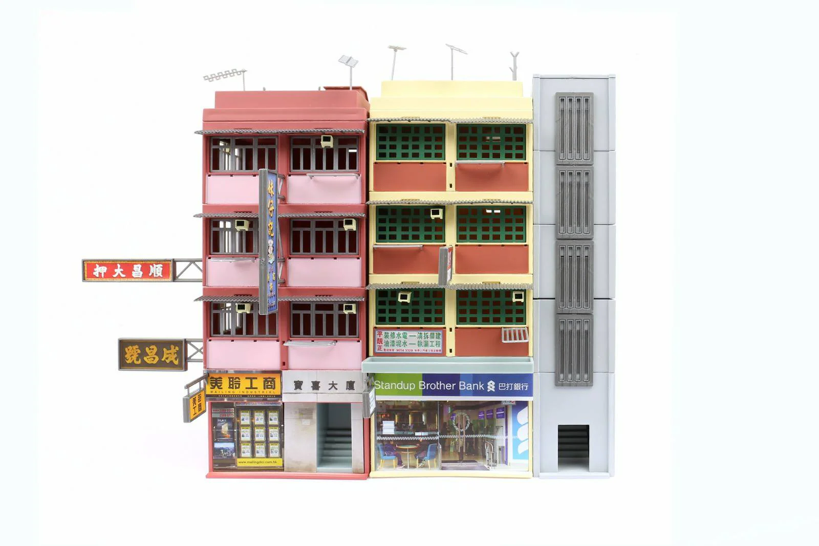 Tiny City BD10 Hong Kong Old Tenements Street Diorama  唐樓模型套裝 - Image 2