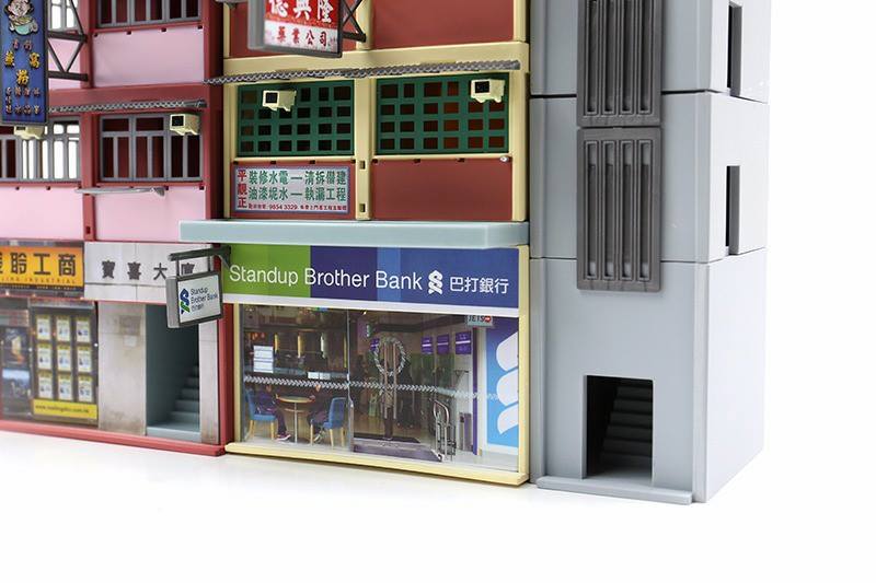 Tiny City BD10 Hong Kong Old Tenements Street Diorama  唐樓模型套裝 - Image 3