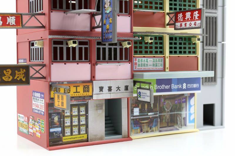 Tiny City BD10 Hong Kong Old Tenements Street Diorama  唐樓模型套裝 - Image 5