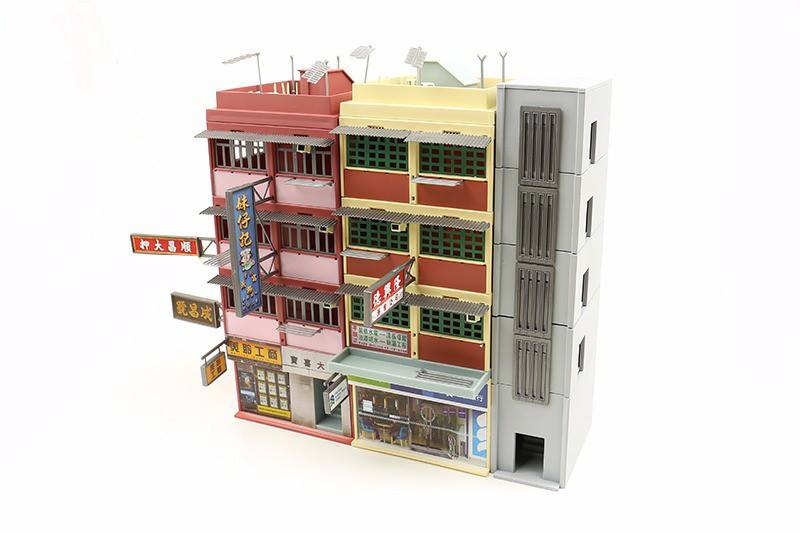 Tiny City BD10 Hong Kong Old Tenements Street Diorama  唐樓模型套裝 - Image 6