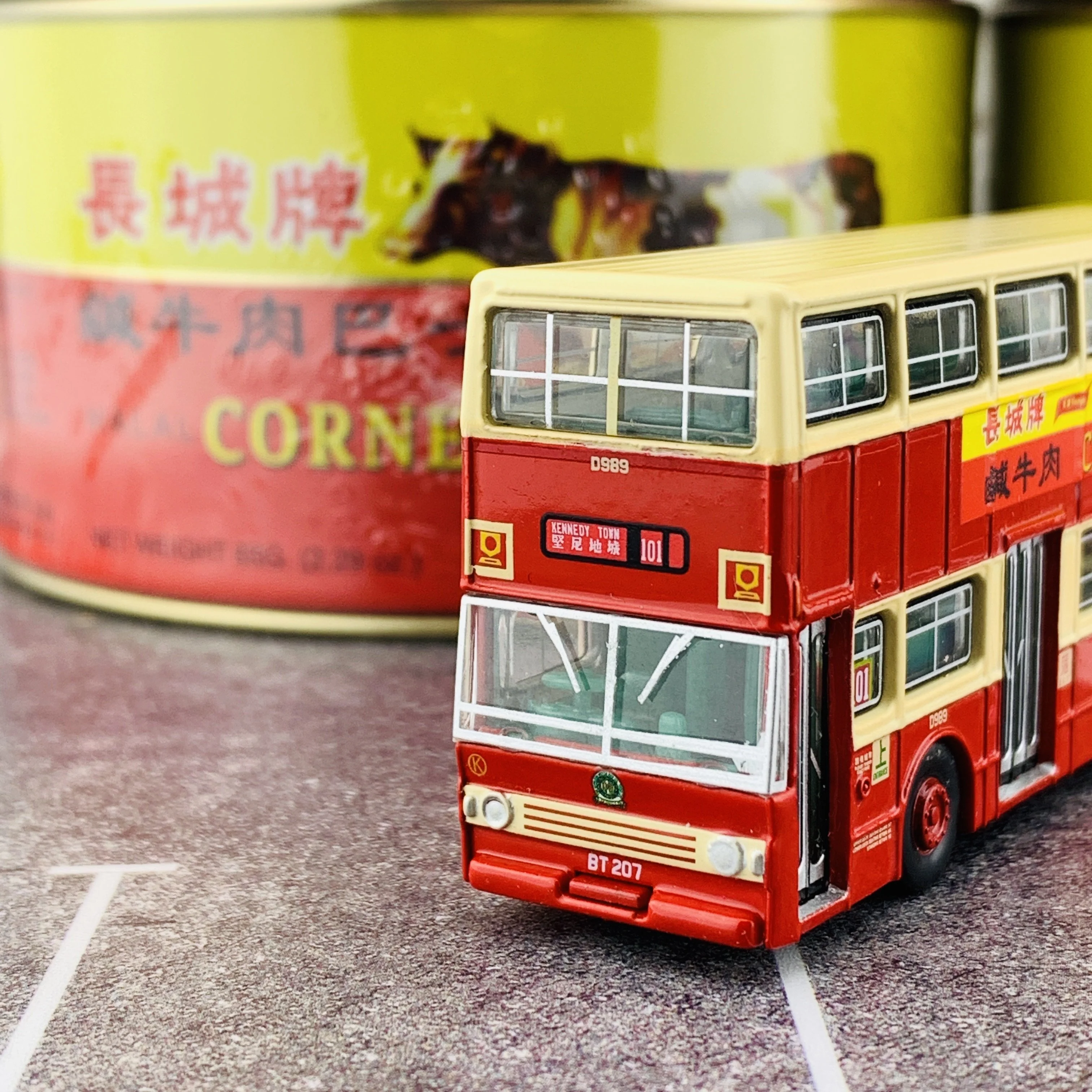 Tiny City Great Wall Brand Corned Beef Bus Show Special Edition 九巴利蘭珍寶 (平頂寶)「長城牌鹹牛肉」巴士 (堅尼地城 101) [展會限定] - Image 3