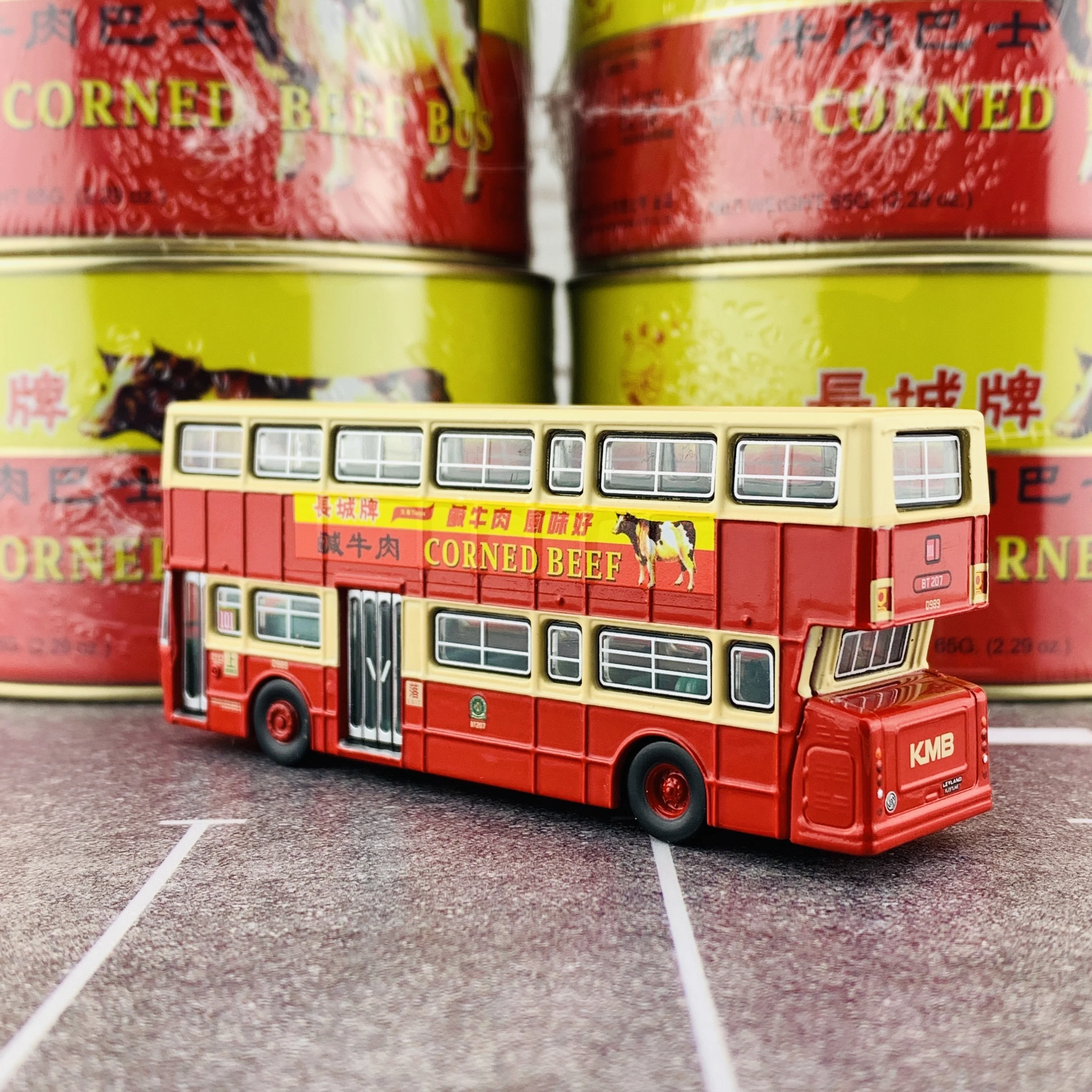 Tiny City Great Wall Brand Corned Beef Bus Show Special Edition 九巴利蘭珍寶 (平頂寶)「長城牌鹹牛肉」巴士 (堅尼地城 101) [展會限定] - Image 4