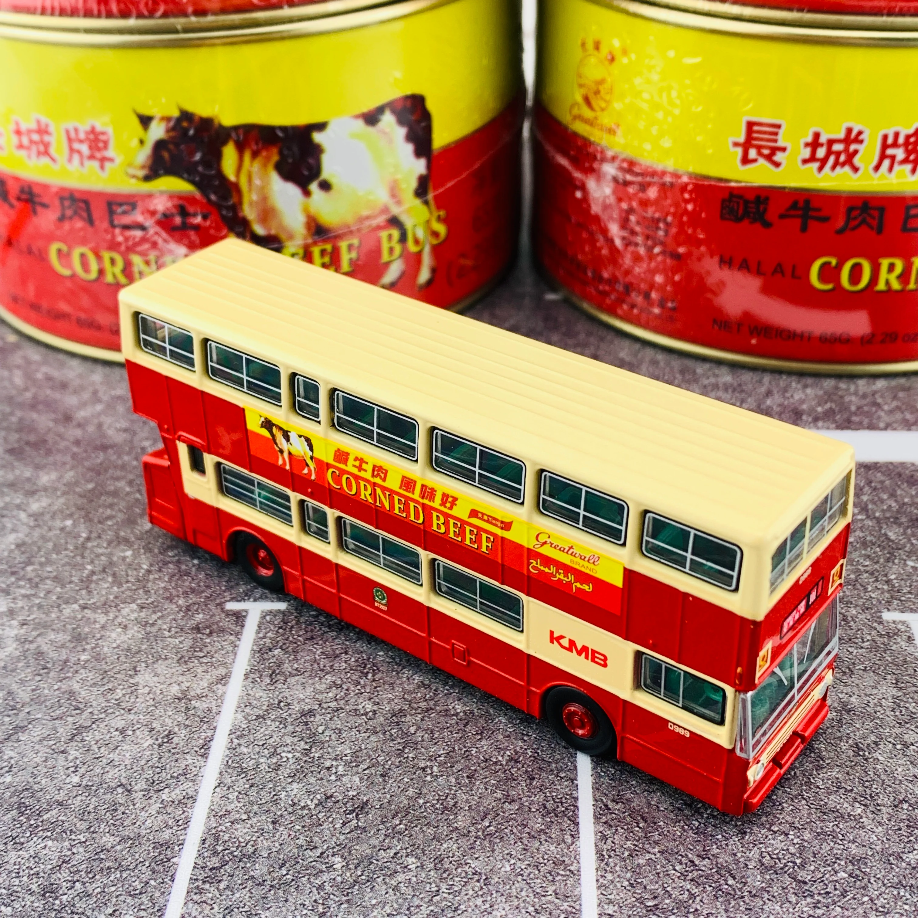 Tiny City Great Wall Brand Corned Beef Bus Show Special Edition 九巴利蘭珍寶 (平頂寶)「長城牌鹹牛肉」巴士 (堅尼地城 101) [展會限定] - Image 6