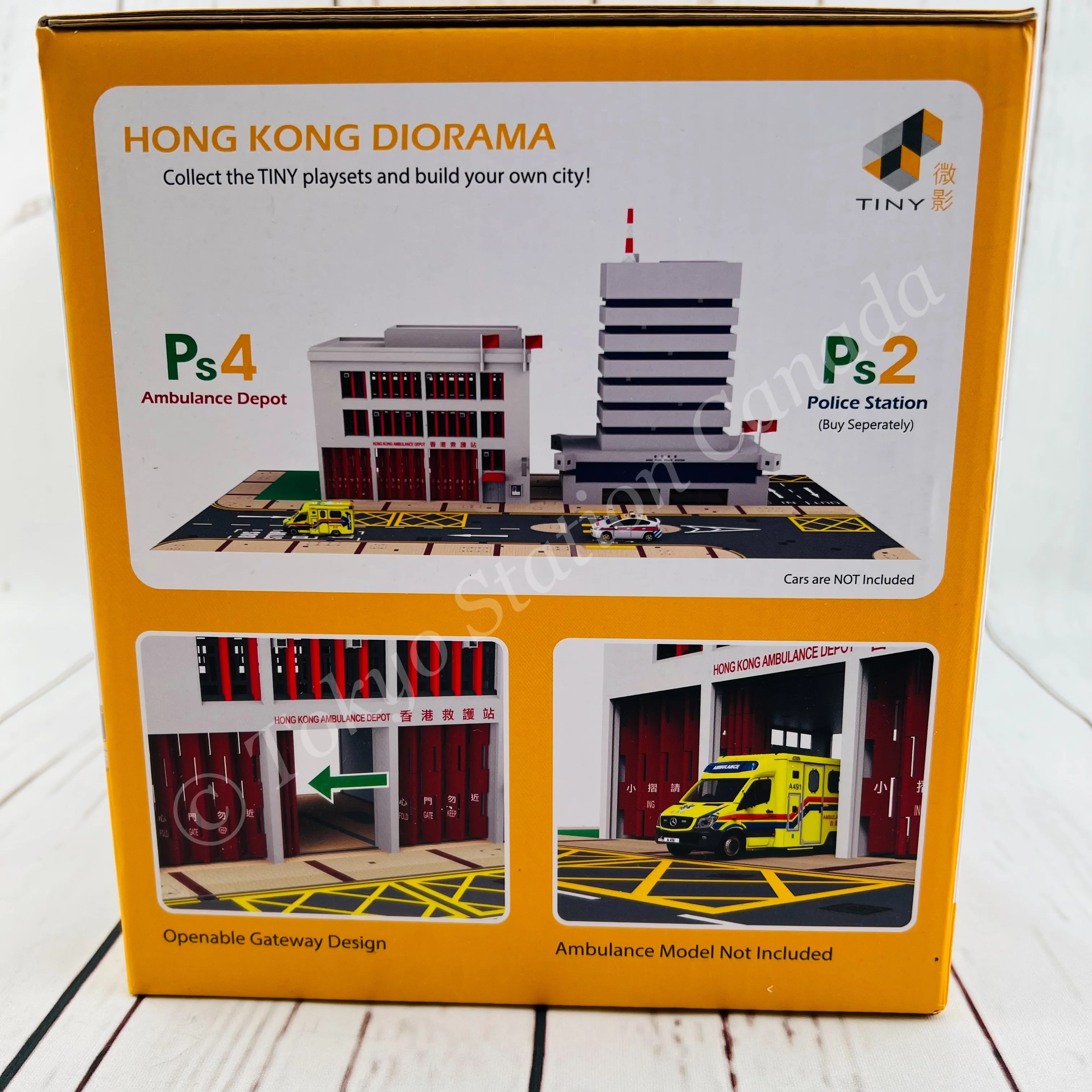 TINY 微影 Ps4 Hong Kong Ambulance Depot (Diorama Playset) 救護站 ATS64037 - Image 3