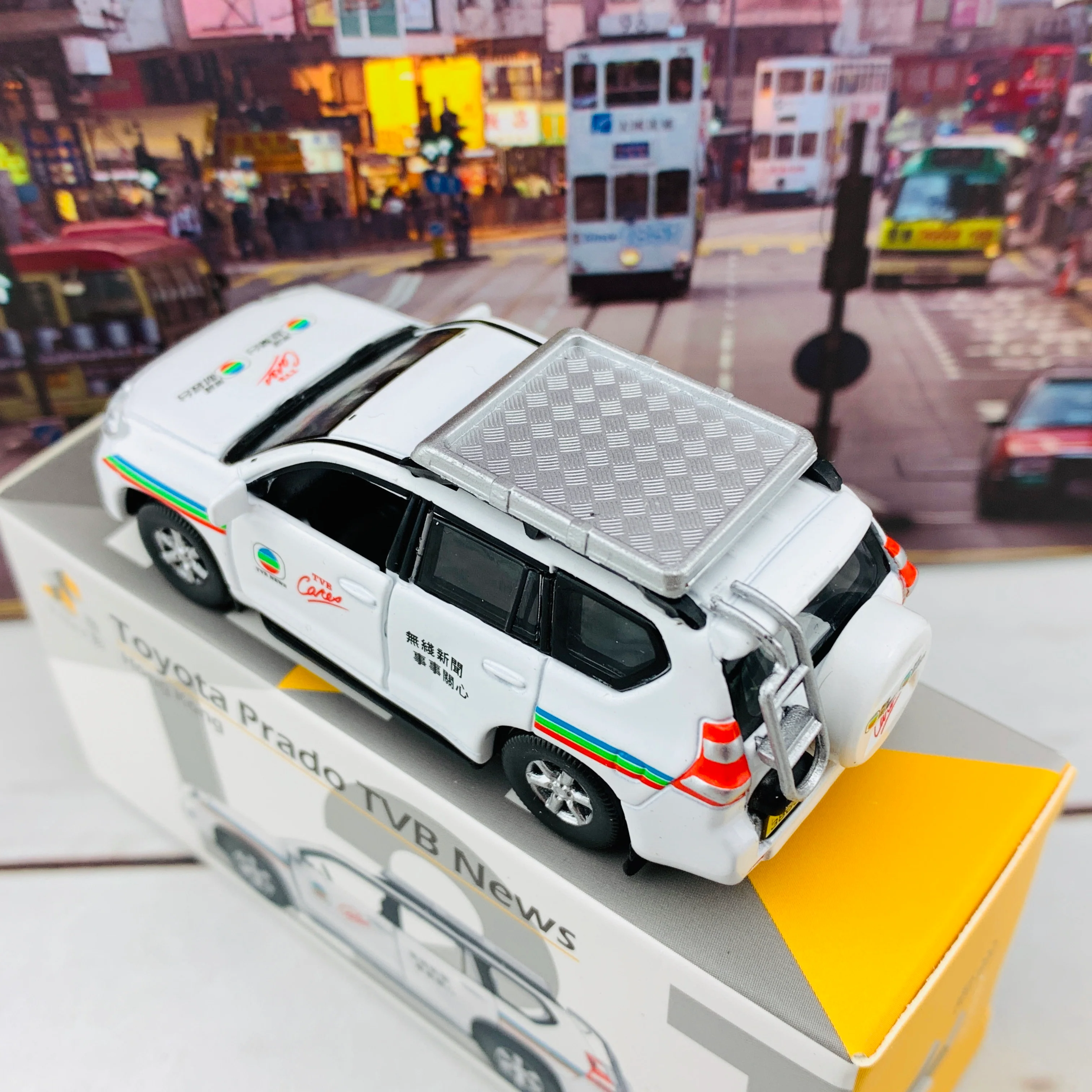 Tiny 微影 121 Toyota Prado TVB News  豐田PradoTVB 新聞吉普車 ATC64224 - Image 4