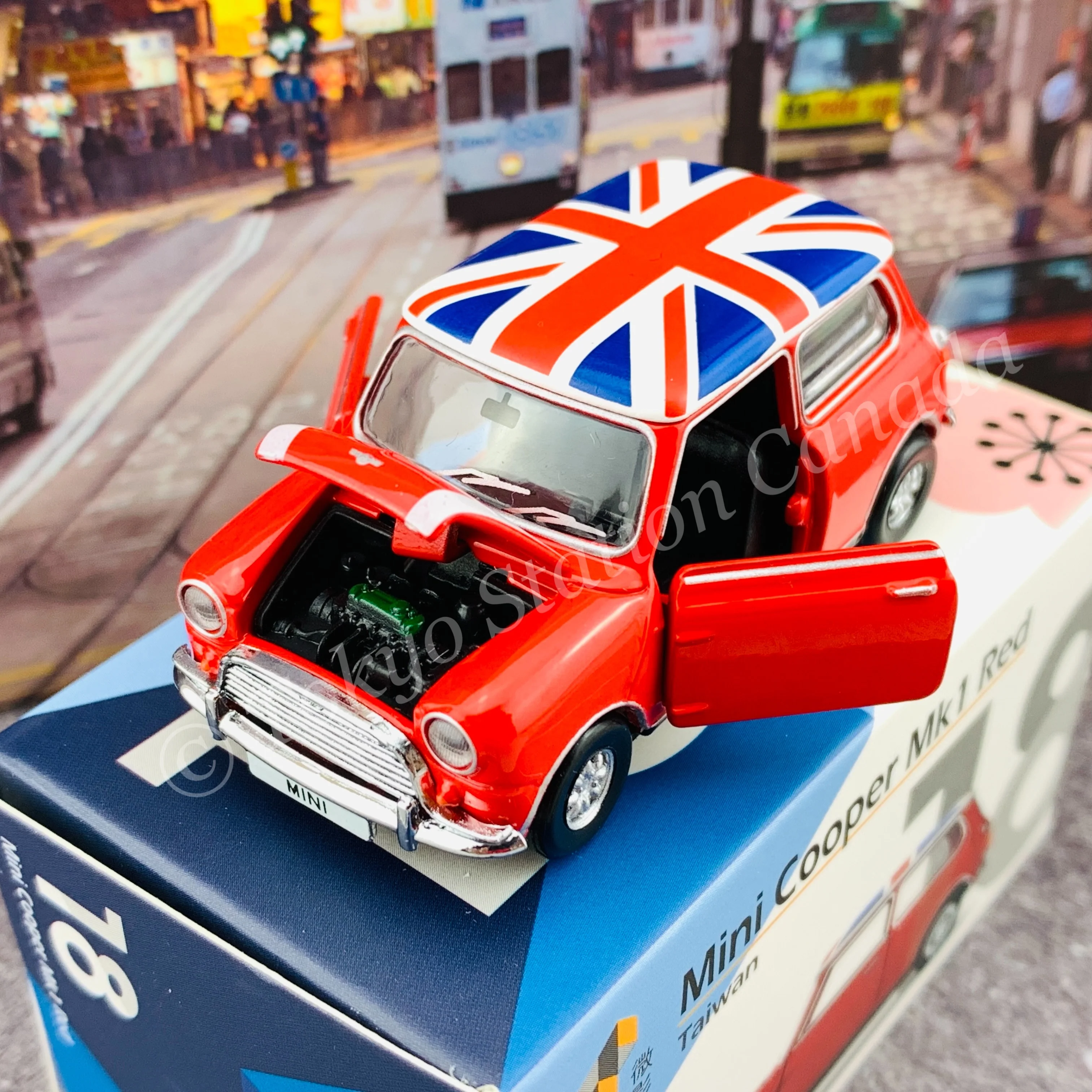 TINY 微影 TW18 Mini Cooper Mk1 RED Taiwan LHD ATC64543 - Image 3