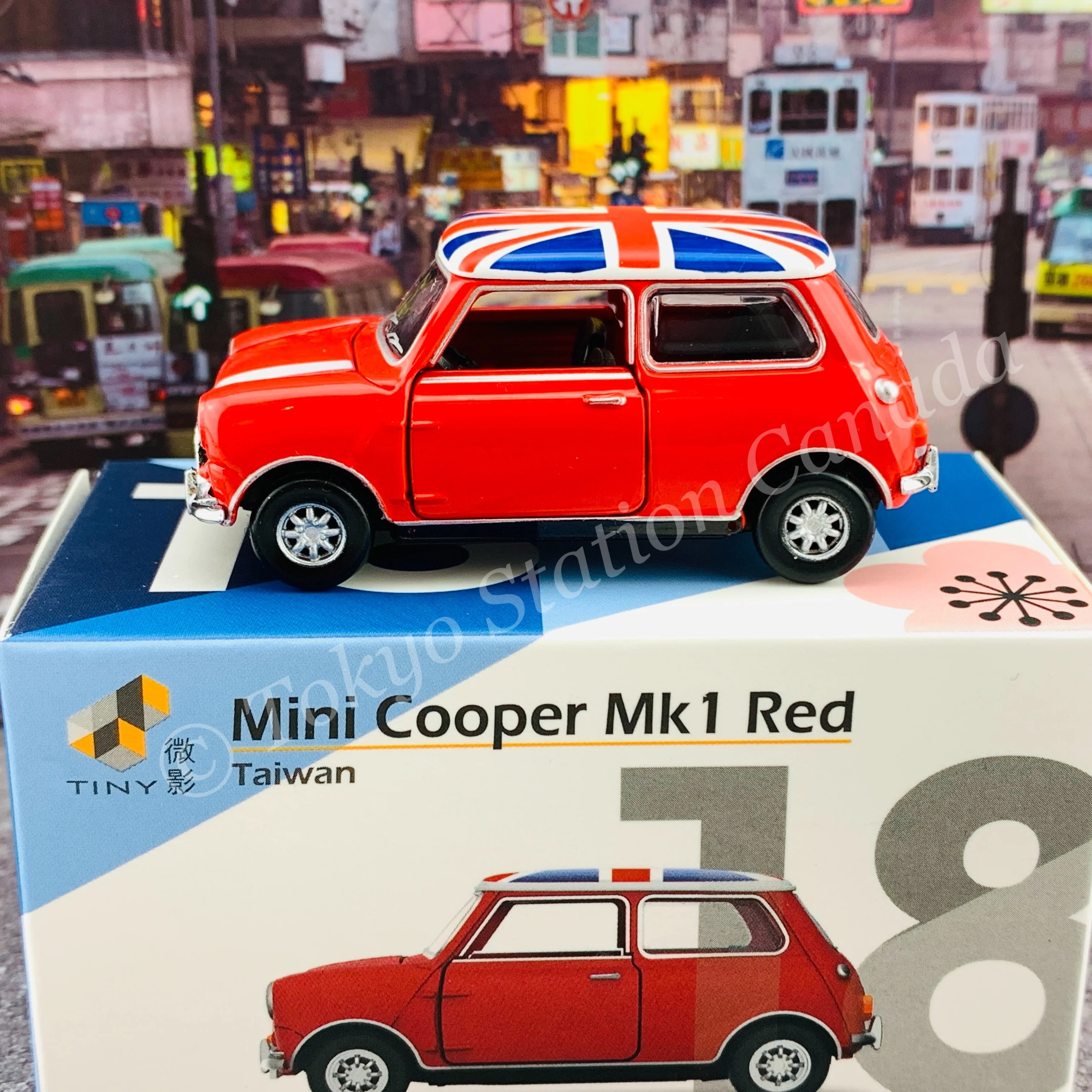 TINY 微影 TW18 Mini Cooper Mk1 RED Taiwan LHD ATC64543 - Image 4