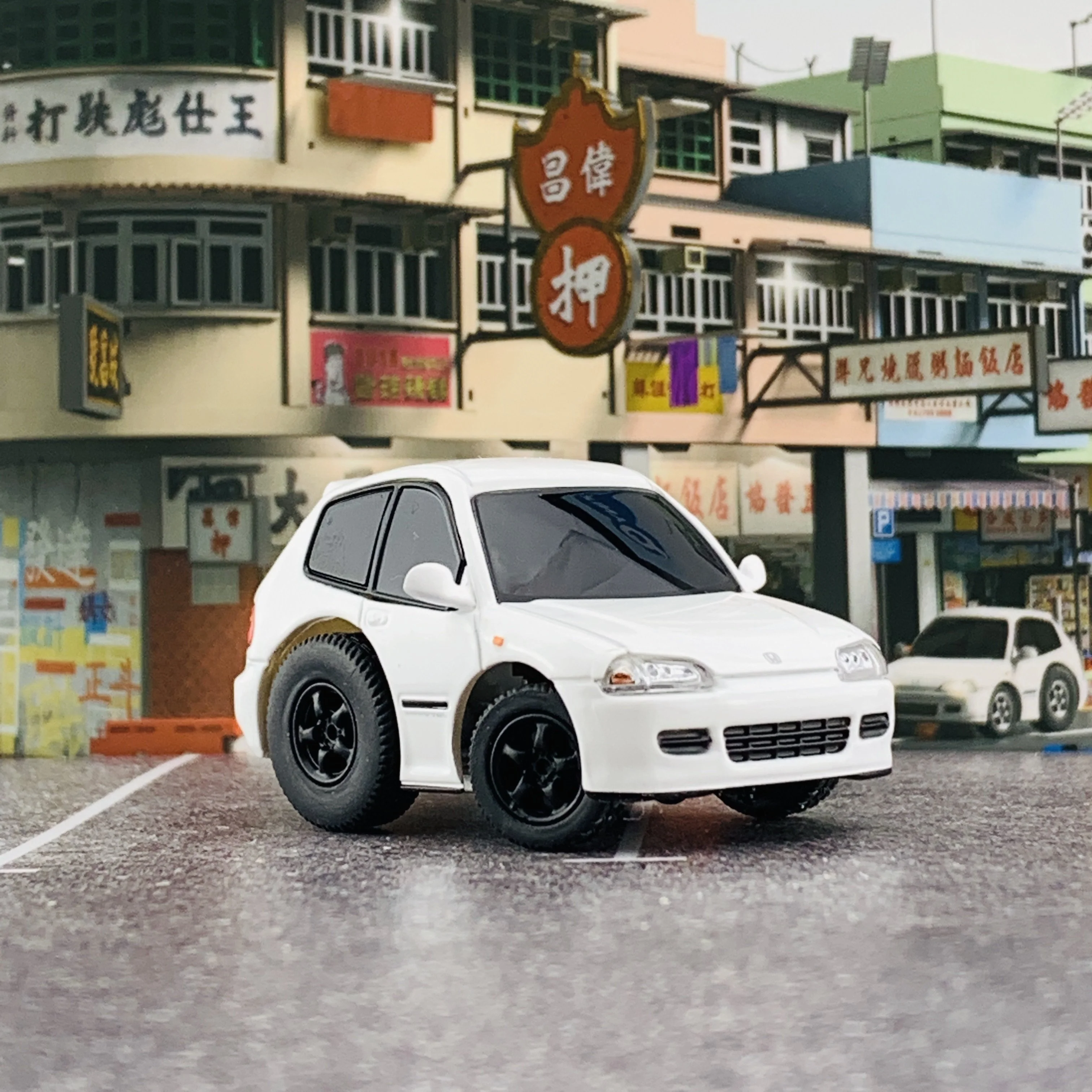 TINYQ Pro-Series 01 - Honda Civic EG6 (White) TinyQ-01c - Image 3