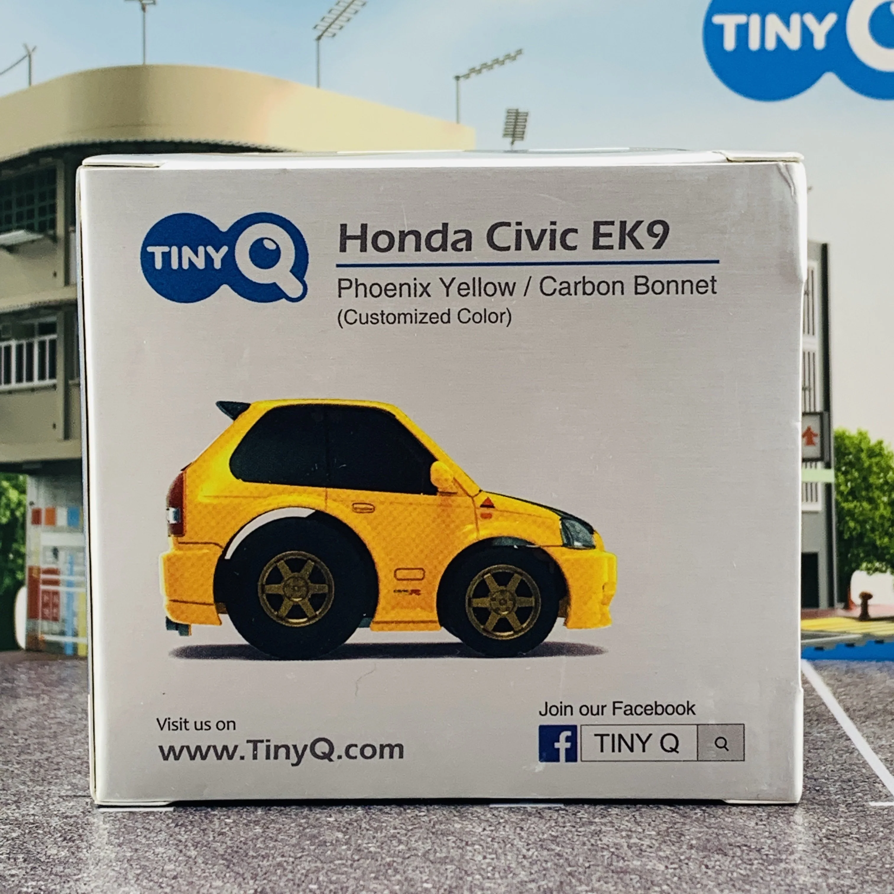 TINYQ Pro-Series 02 - Civic EK9 (Yellow with Carbon Bonnet) TinyQ-02-S2 - Image 8