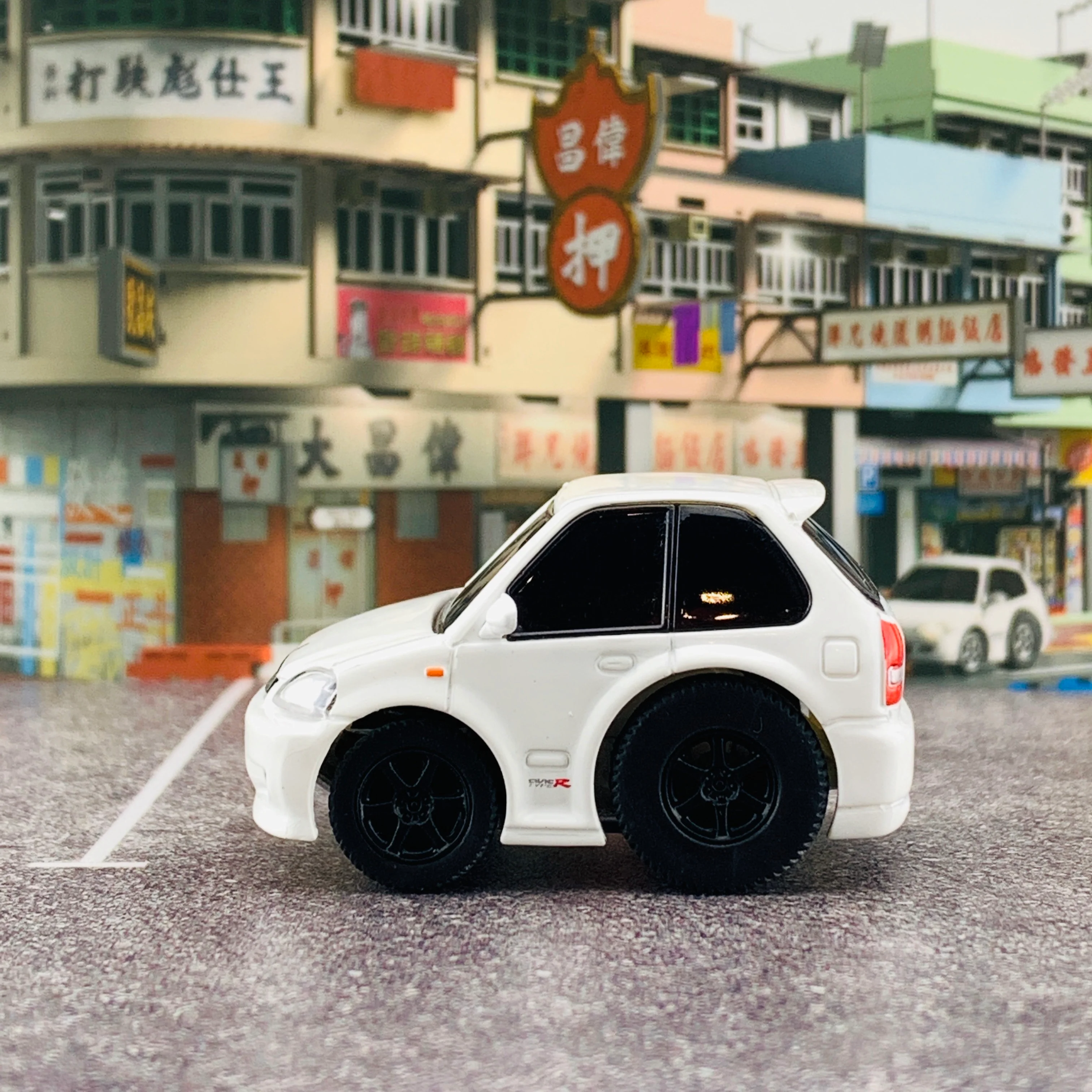 TINYQ Pro-Series 02 - Honda Civic EK9 (White) TinyQ-02c - Image 2