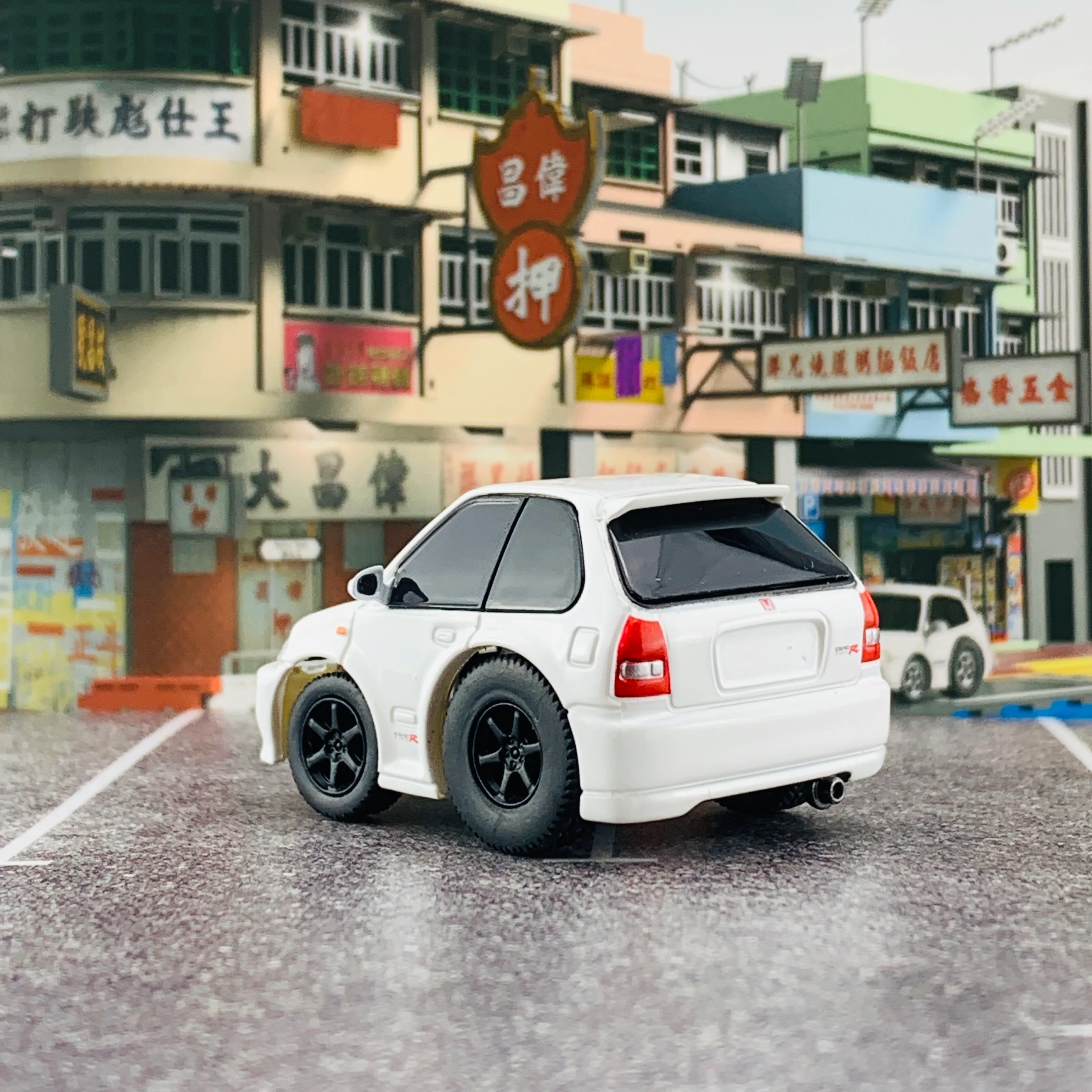 TINYQ Pro-Series 02 - Honda Civic EK9 (White) TinyQ-02c - Image 3