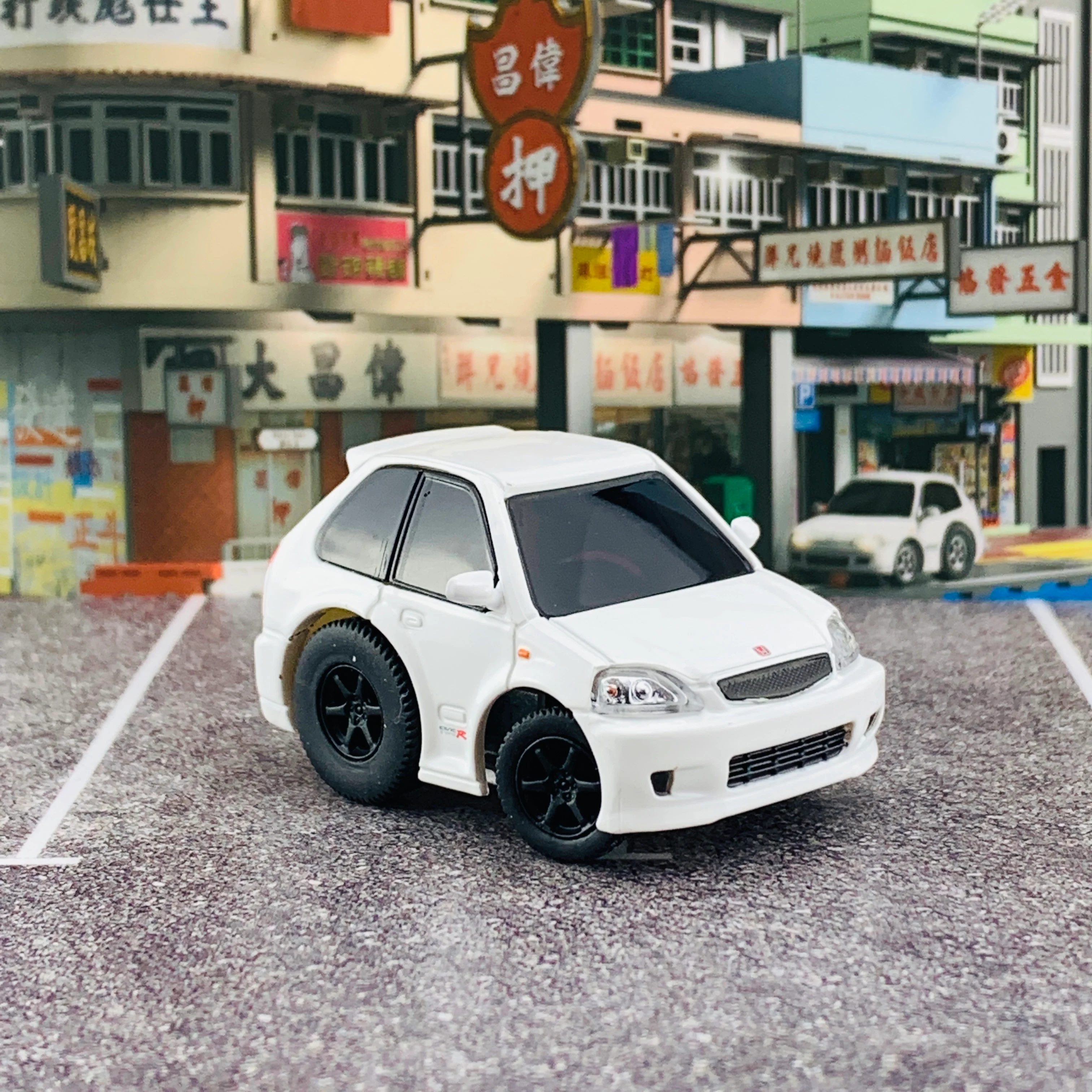 TINYQ Pro-Series 02 - Honda Civic EK9 (White) TinyQ-02c - Image 4