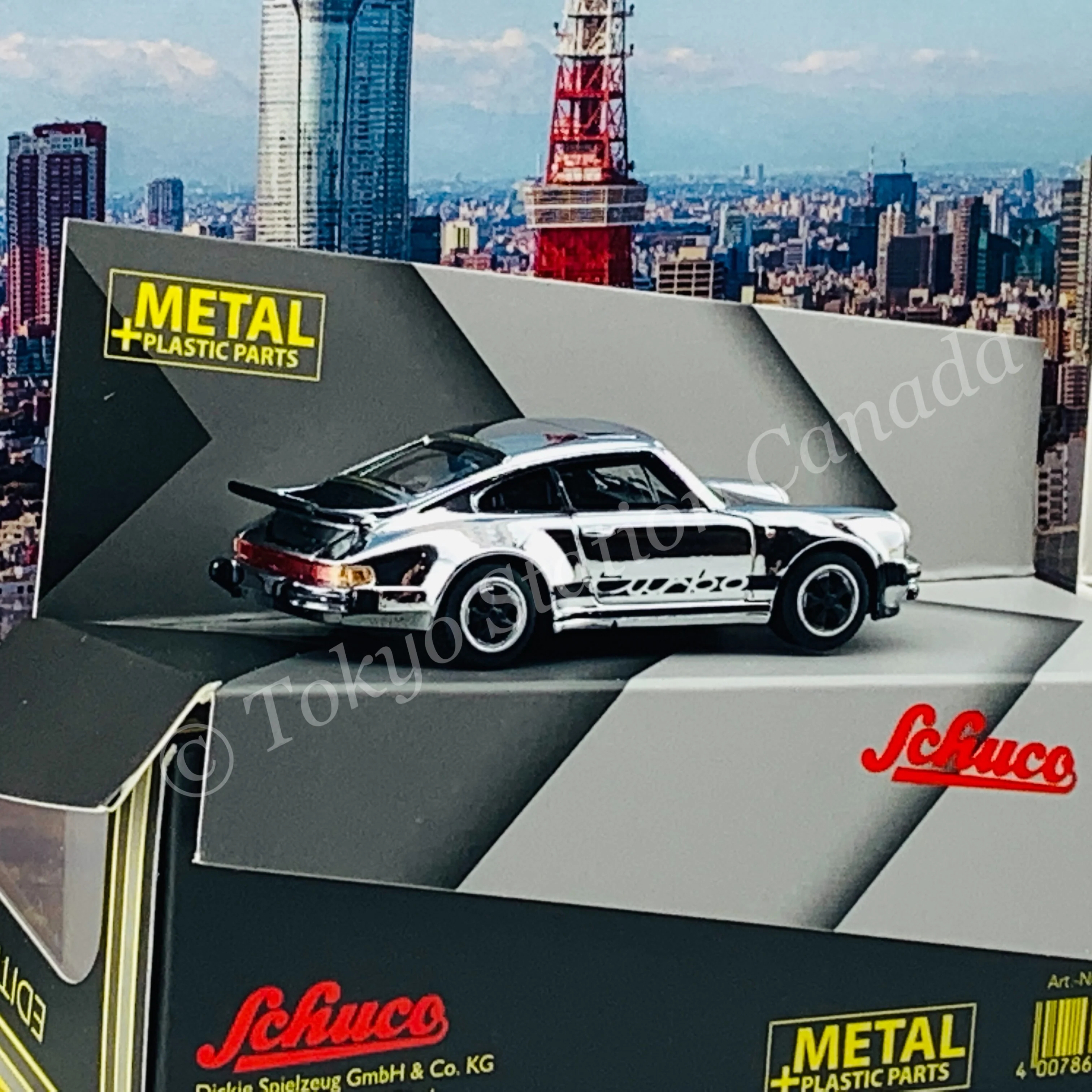 Tokyo Station Exclusive Package - Schuco1/64 Porsche 911 (930) Turbo Set of 2 - Image 3