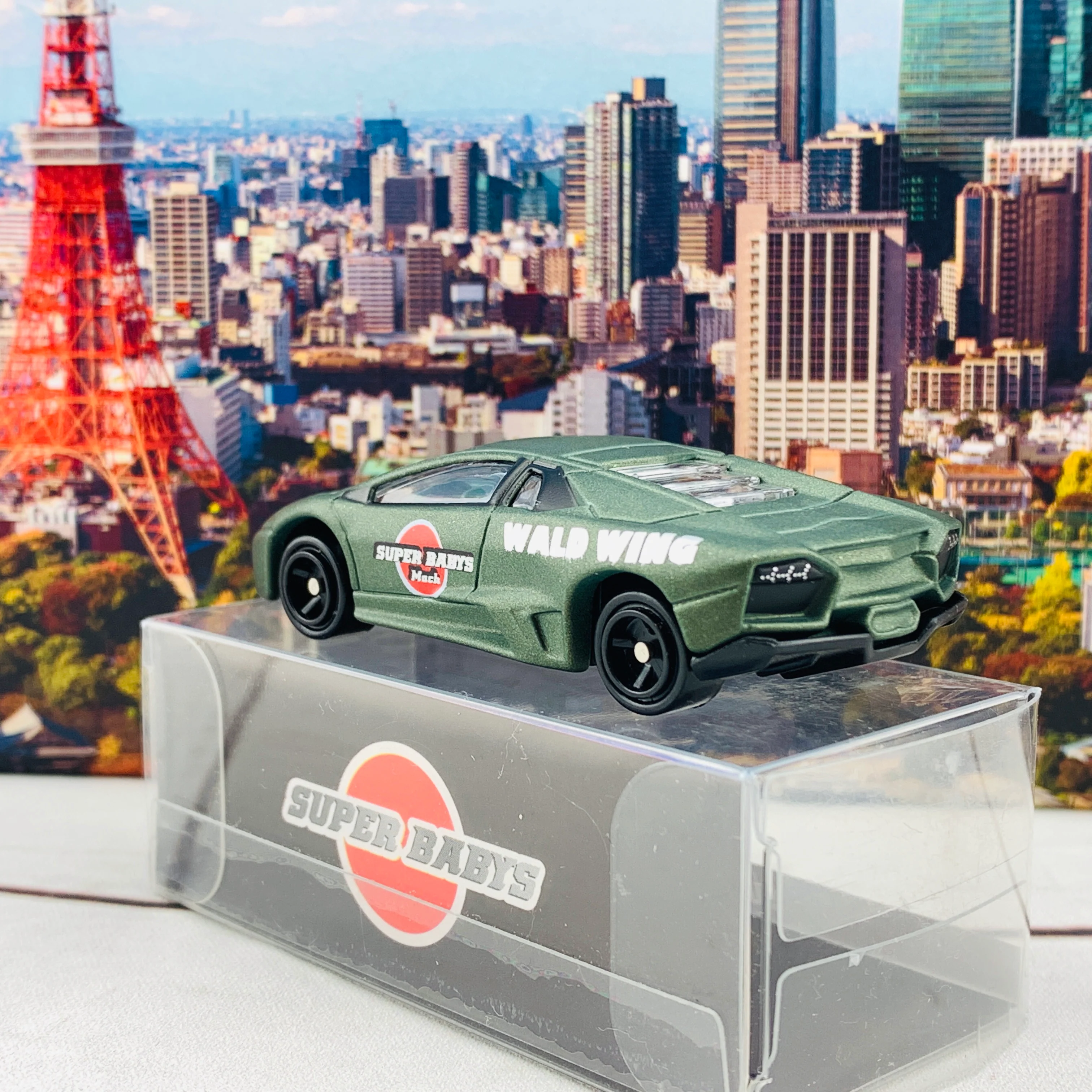 Tomica 113 Lamborghini Reventon SUPER BABYS Custom Printed **Rare Edition** - Image 3
