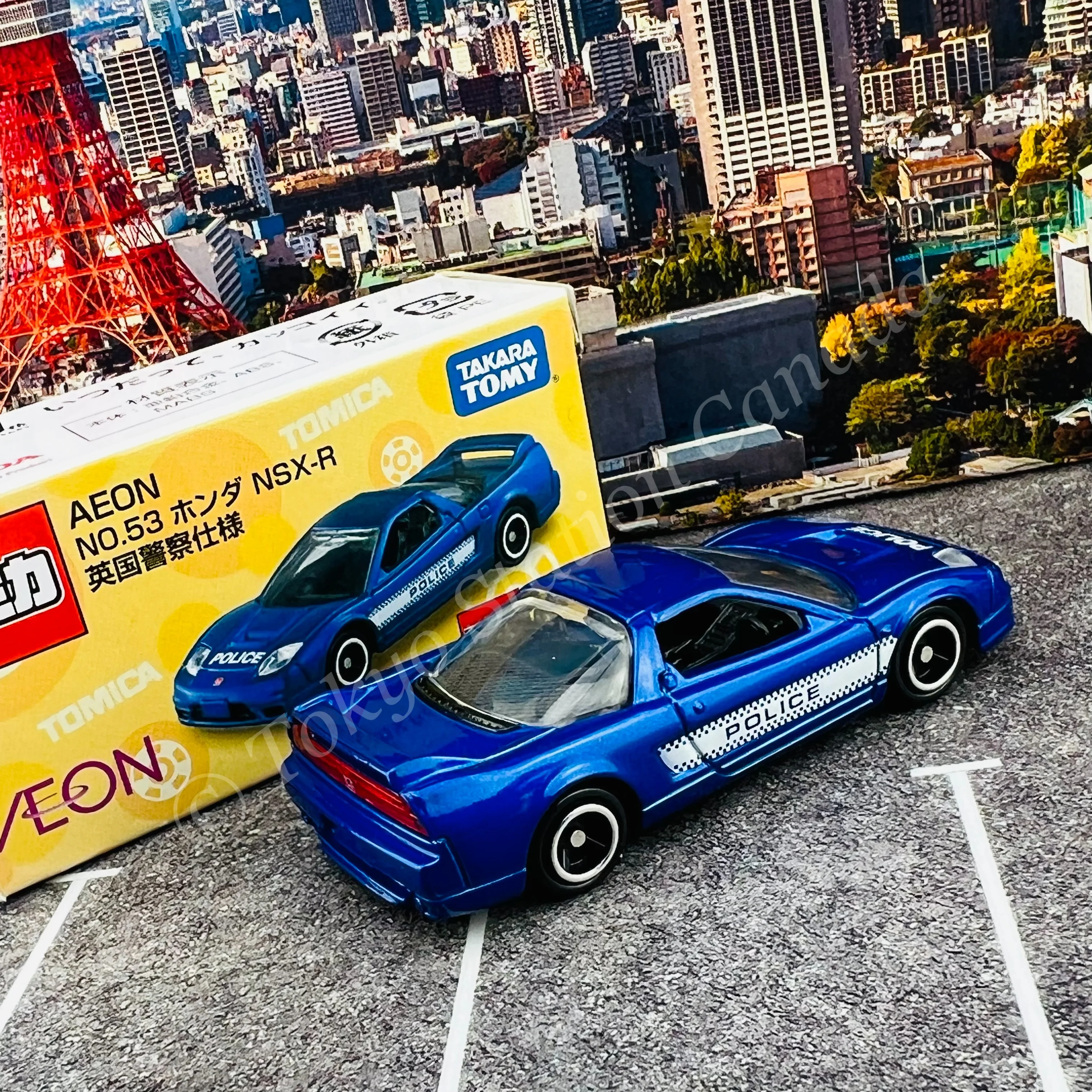 TOMICA AEON No.53 Honda NSX-R British Police Car - Image 2