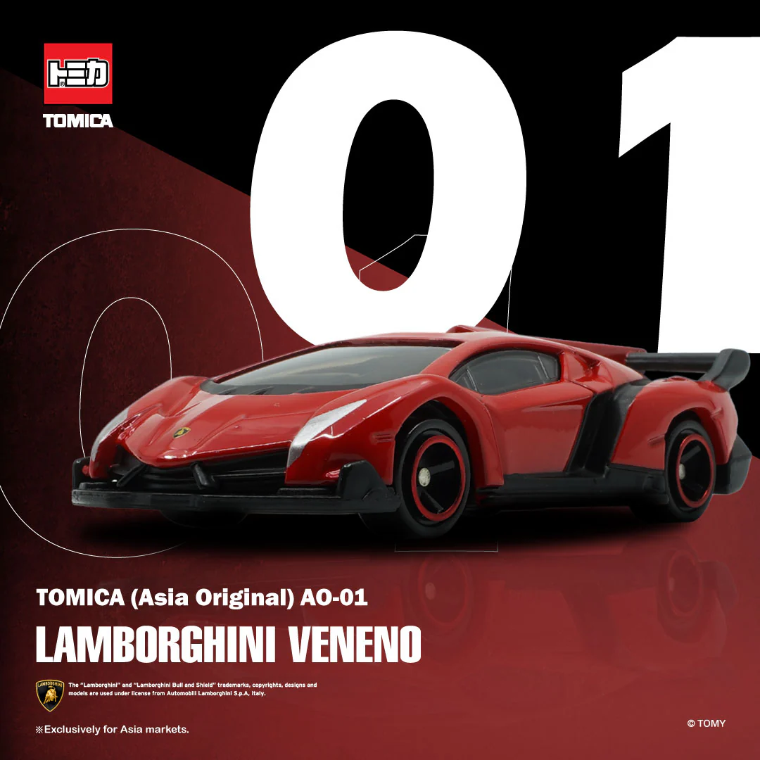 TOMICA (Asia Original) AO-01 Lamborghini Veneno - Image 4