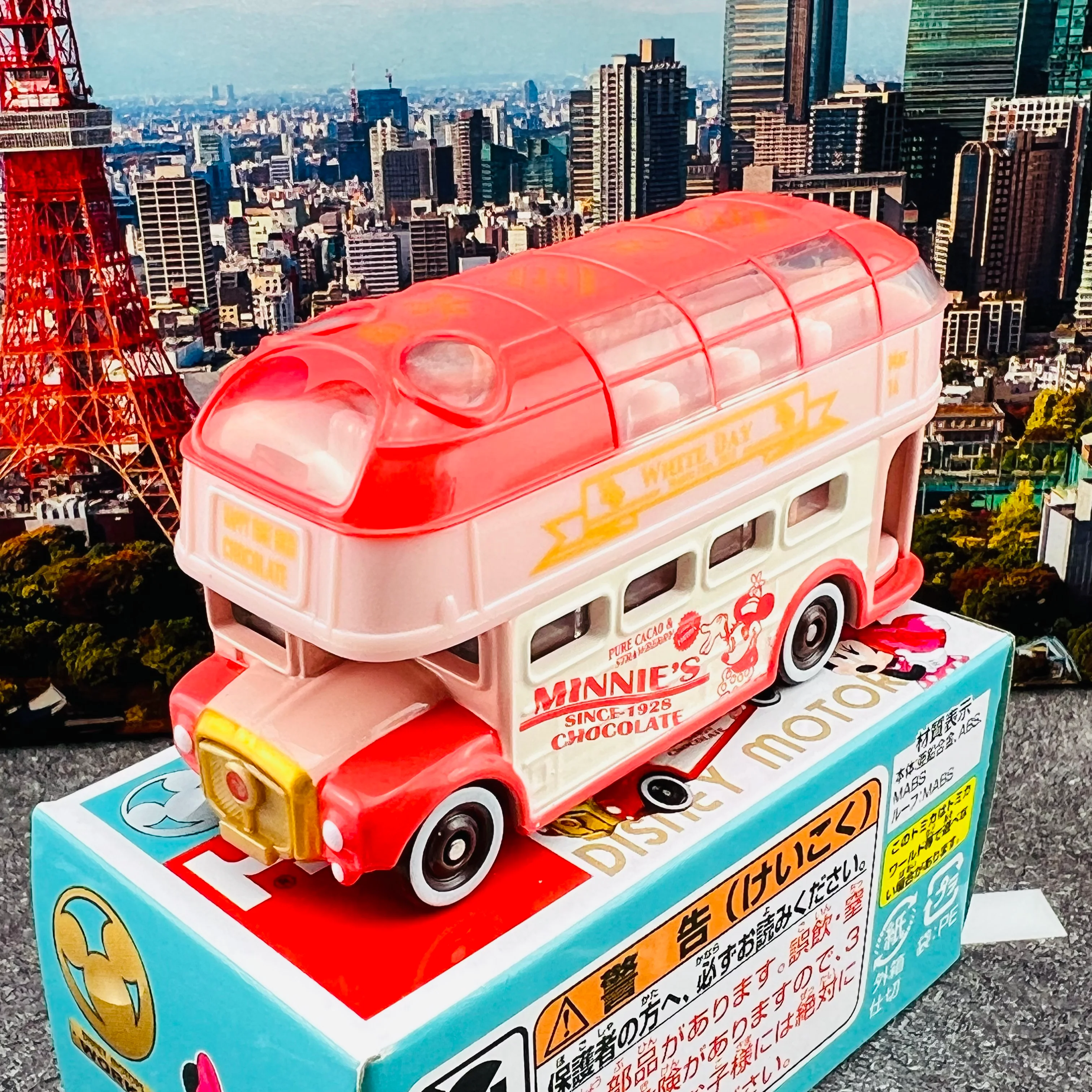 TOMICA DISNEY MOTORS Sunny Decker Minnie Mouse Whiteday Edition 2022 (4904810188230) - Image 2