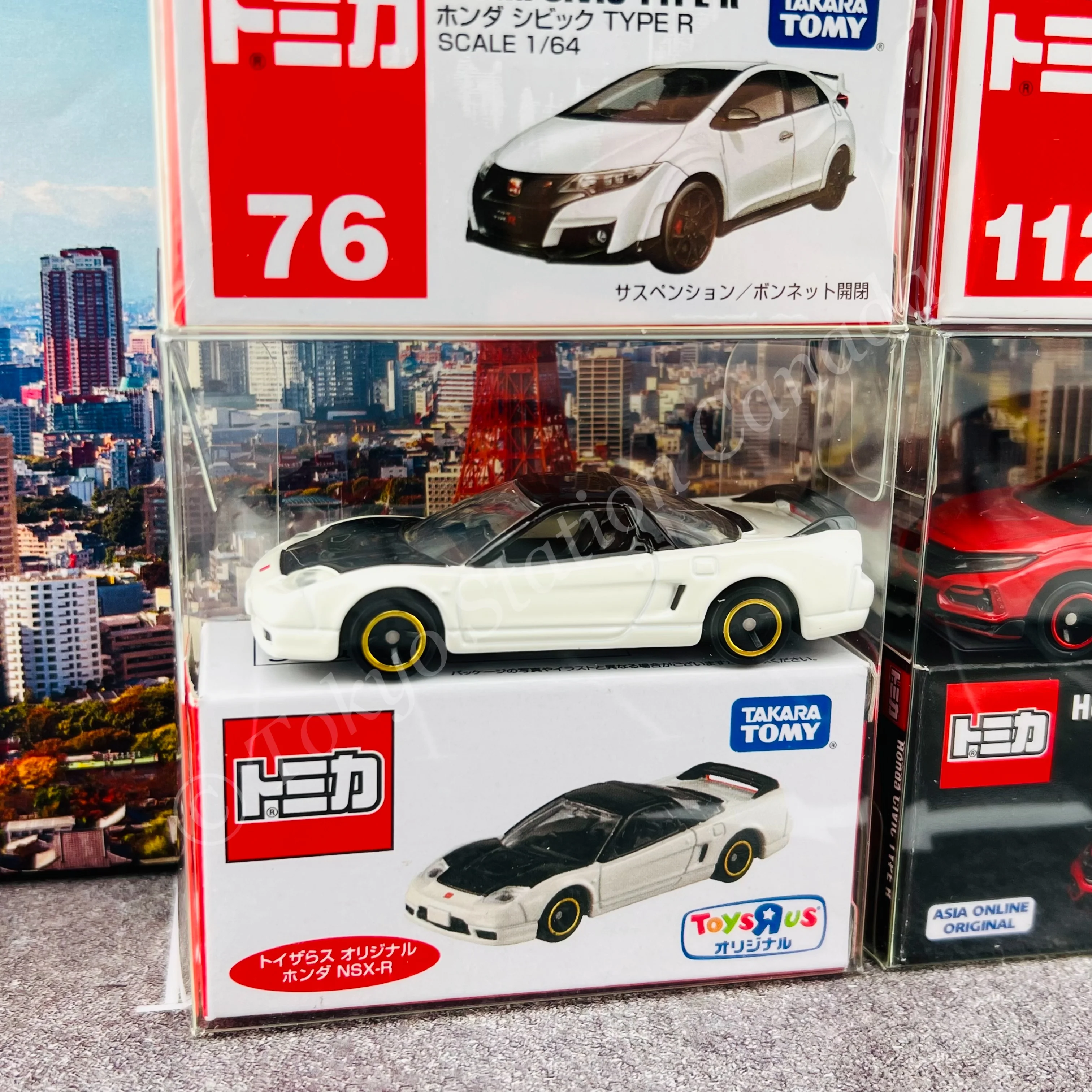 TOMICA DOUBLE Protector Case (82mm x 80mm x 30mm) Pack of 10 (TS005-10) - Image 2