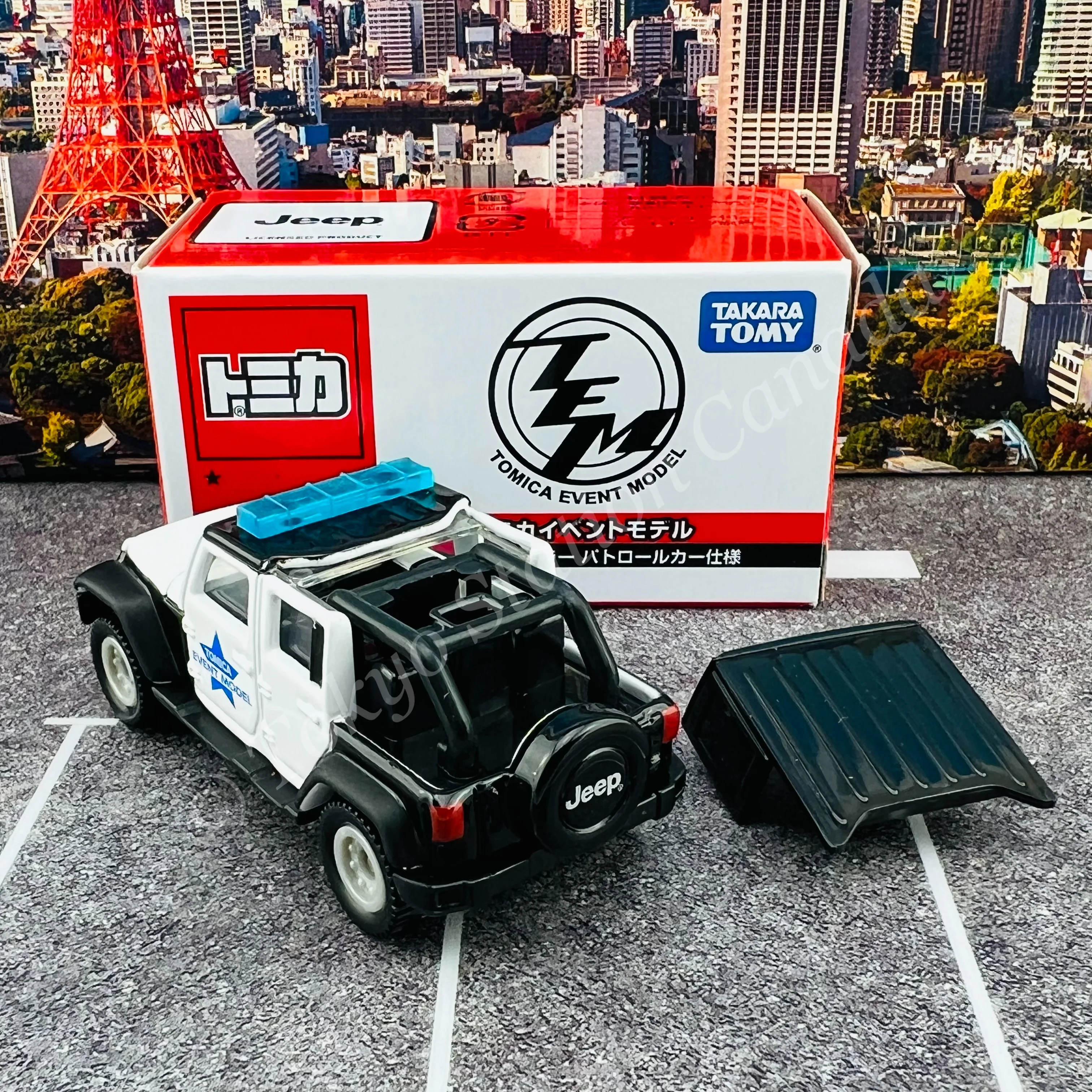 TOMICA EVENT MODEL NO.25 Jeep Wrangler Patrol Car Specification - Image 3