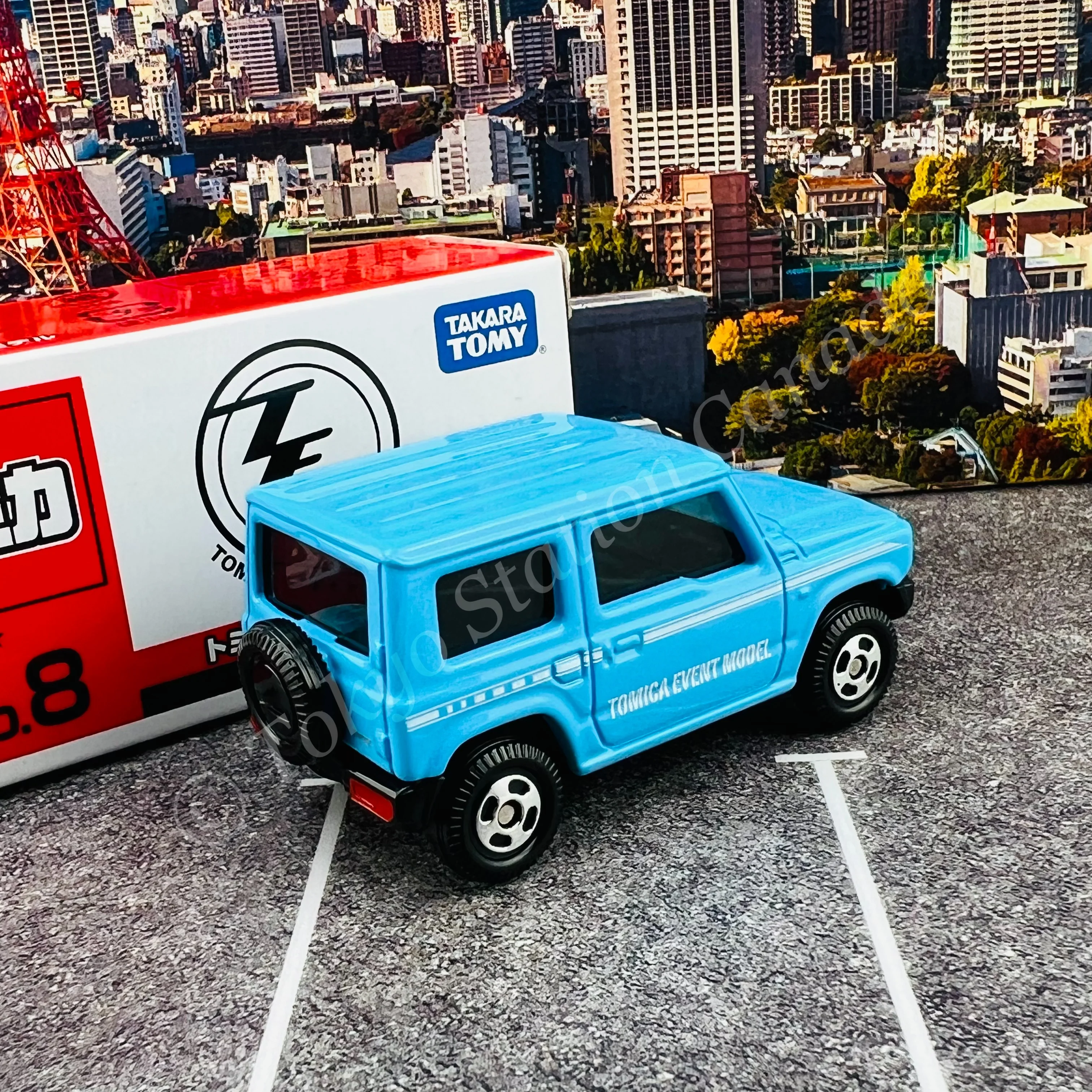 TOMICA EVENT MODEL NO.8 Suzuki Jimny Sky Blue - Image 2