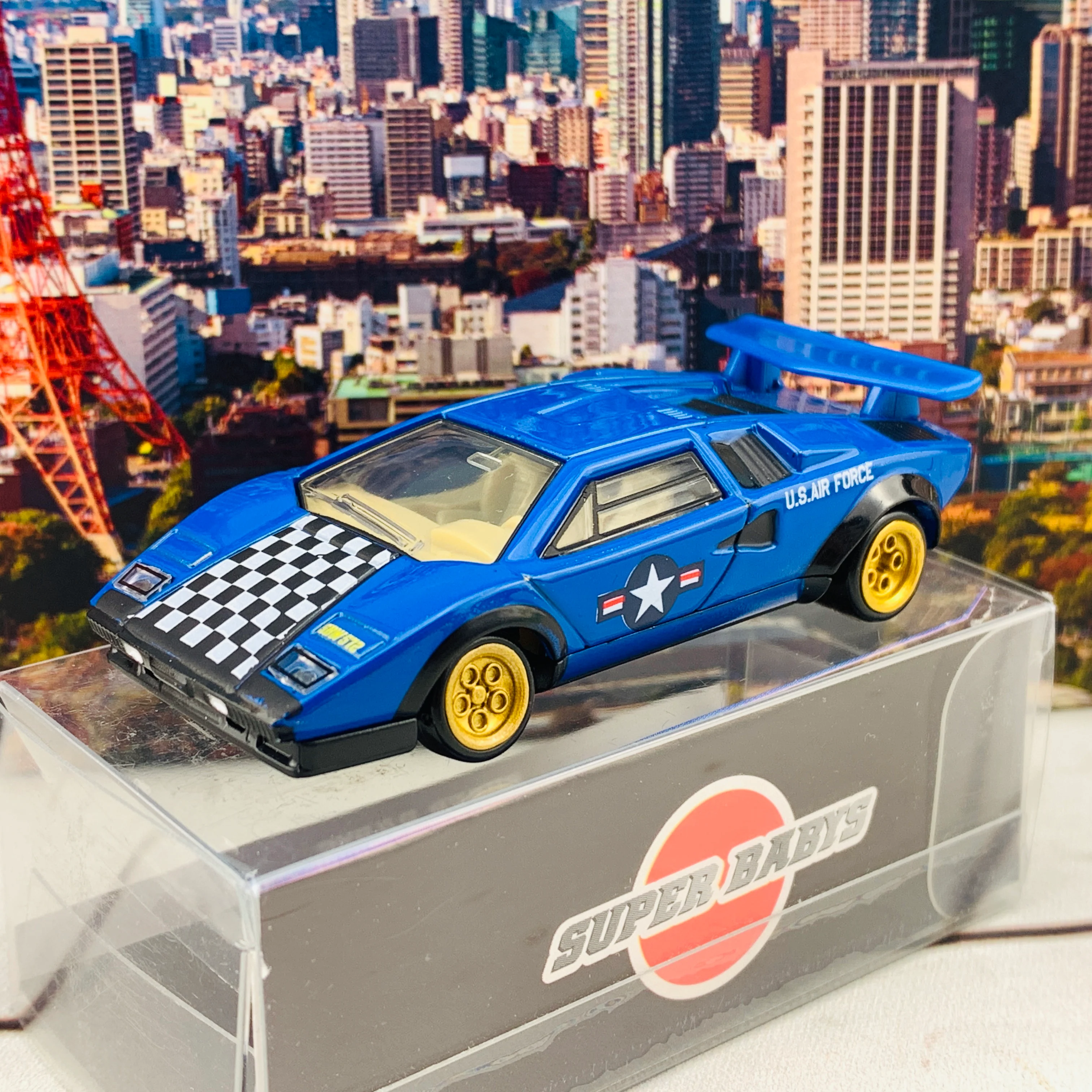 Tomica Lamborghini Countach LP500S Custom Printed **Rare Edition** - Image 2