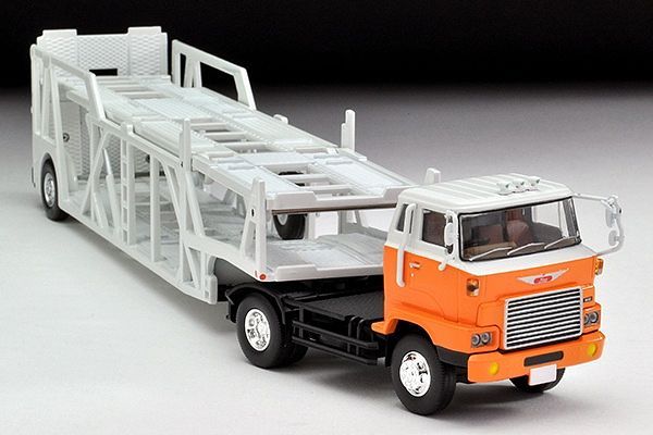 Tomica Limited Vintage 1/64 Hino HE366 Tractor + Antico ASZ022 Car Transporter LV-N89d - Image 3