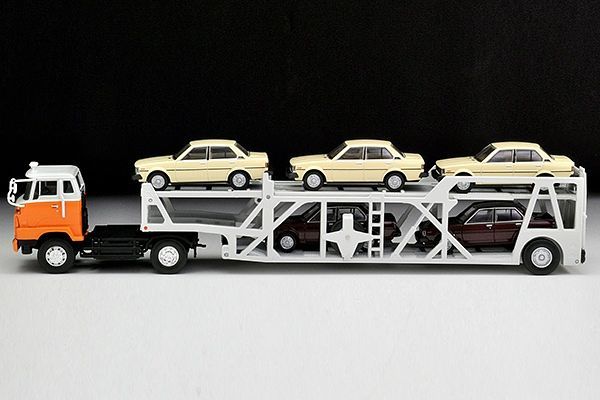 Tomica Limited Vintage 1/64 Hino HE366 Tractor + Antico ASZ022 Car Transporter LV-N89d - Image 6