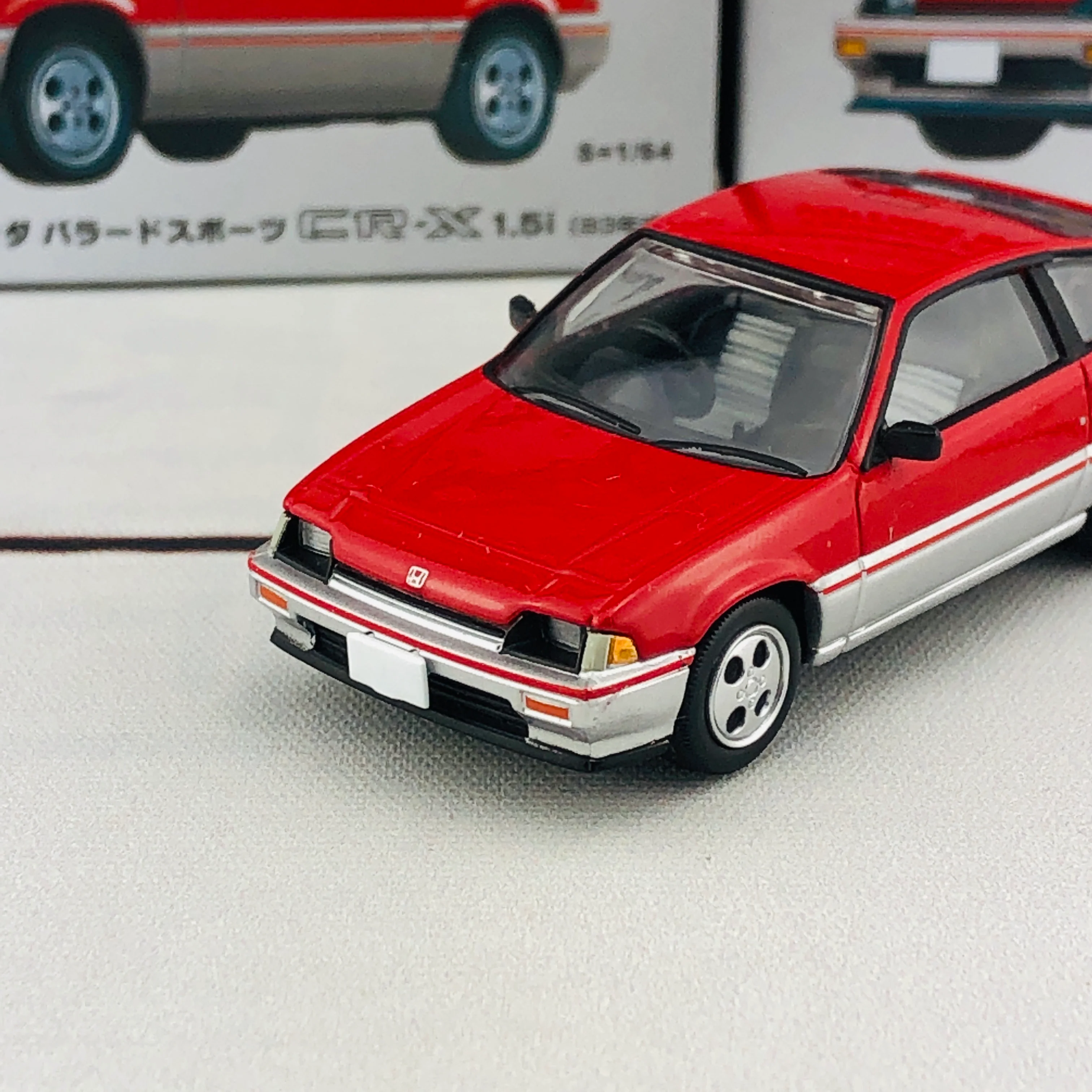 Tomica Limited Vintage Honda Ballade Sports CRX 1.5i RED LV-N124a - Image 3