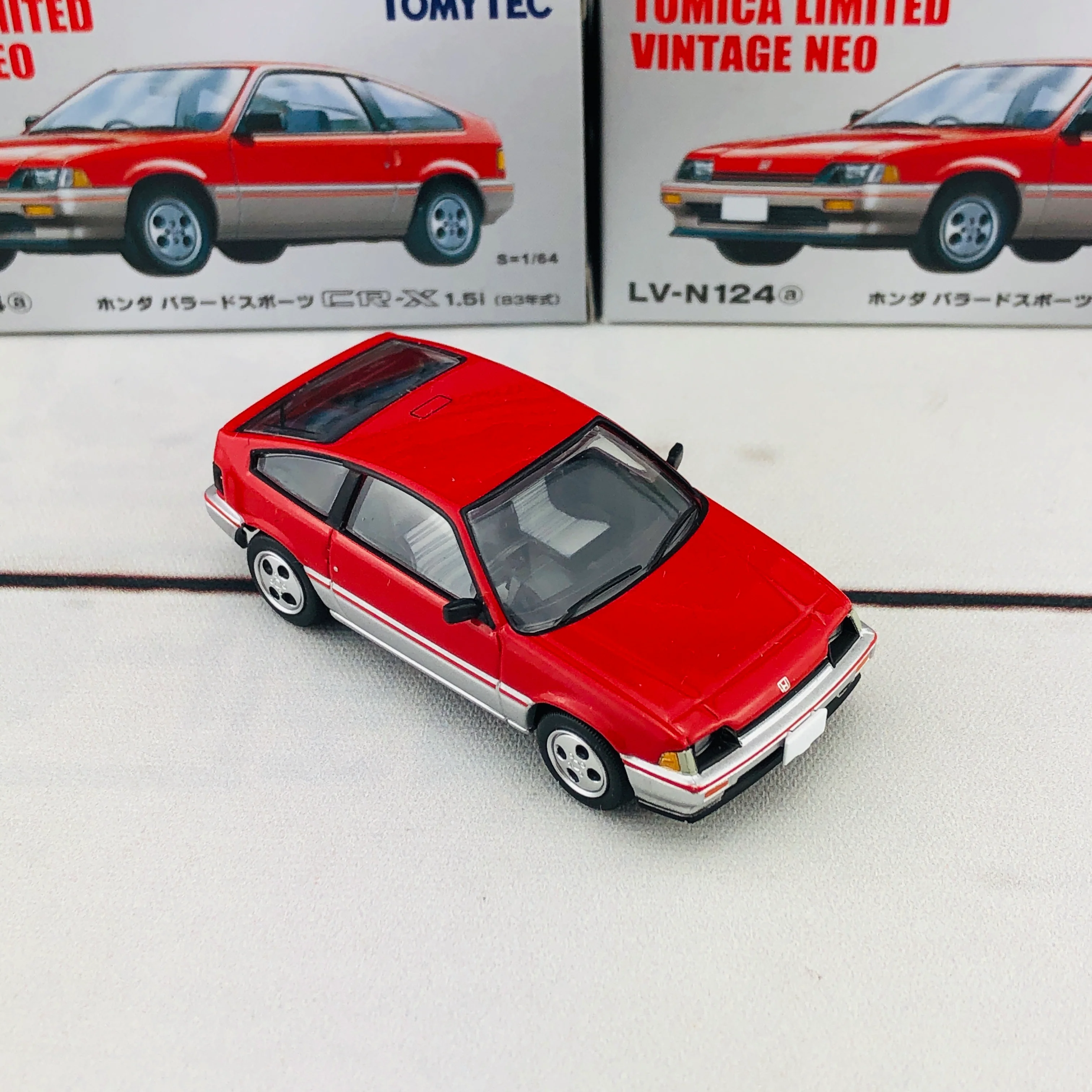 Tomica Limited Vintage Honda Ballade Sports CRX 1.5i RED LV-N124a - Image 6