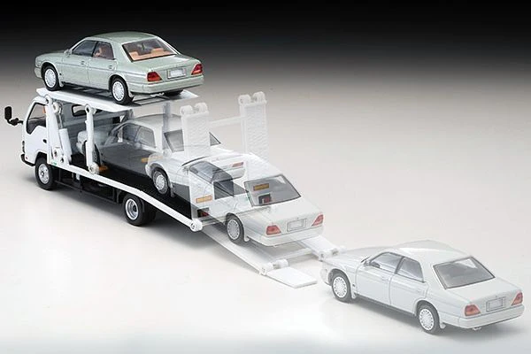 Tomica Limited Vintage Isuzu Elf Hanamidai Automobile Safety Loader Big Wide (White) LV-N191a - Image 12