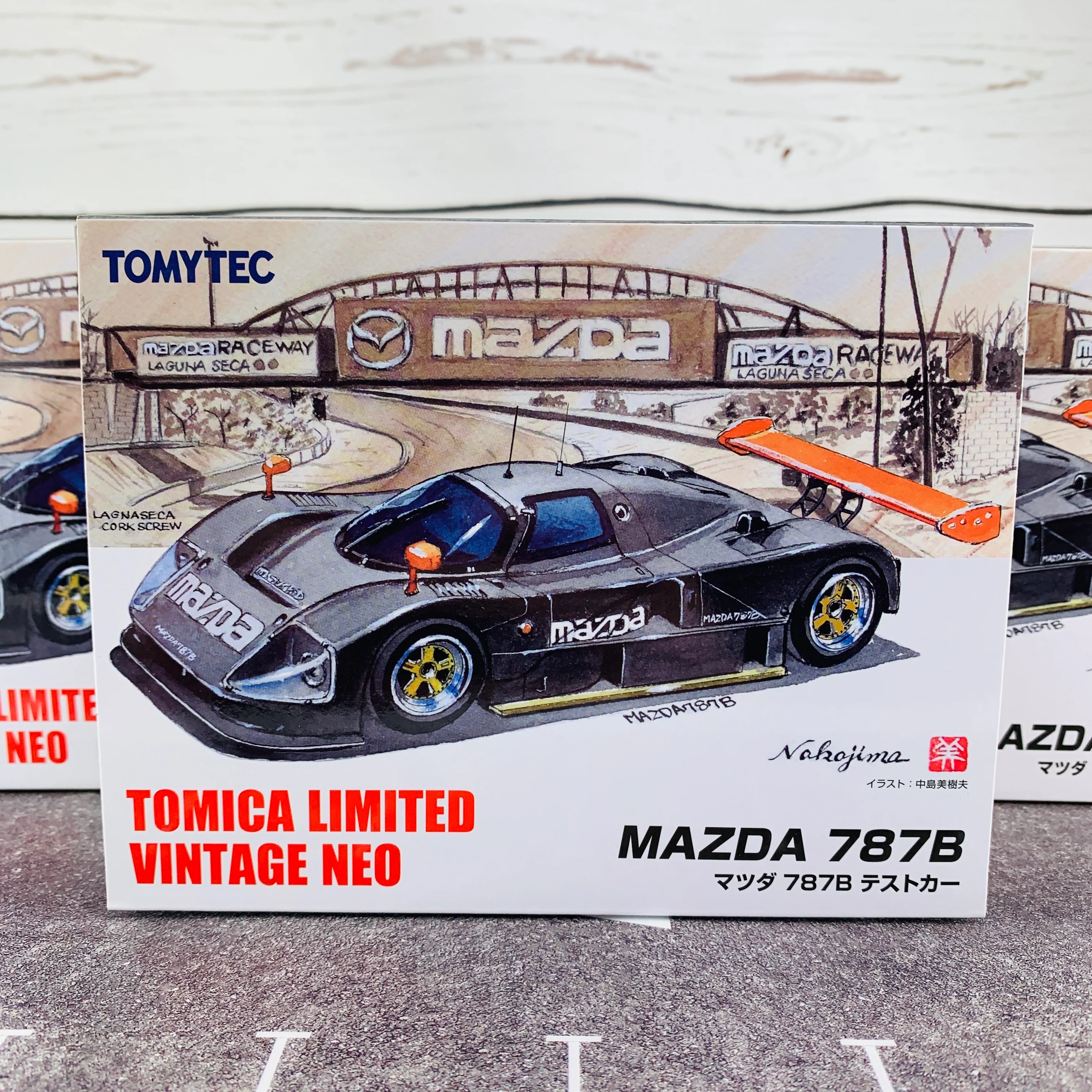 Tomica Limited Vintage Neo 1/64 MAZDA 787B Test Car - Image 8