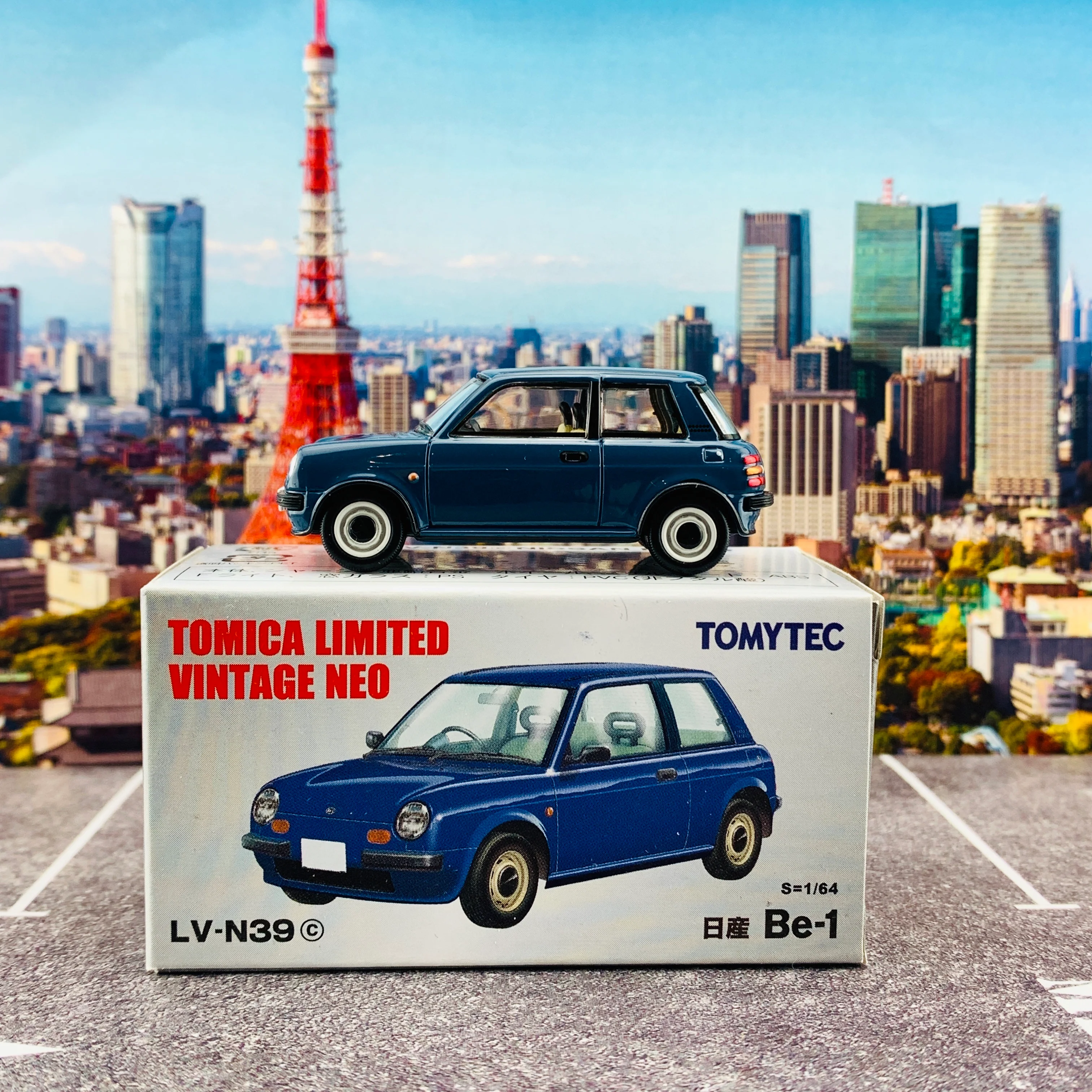 Tomica Limited Vintage Neo 1/64 Nissan Be-1 LV-N39c - Image 5