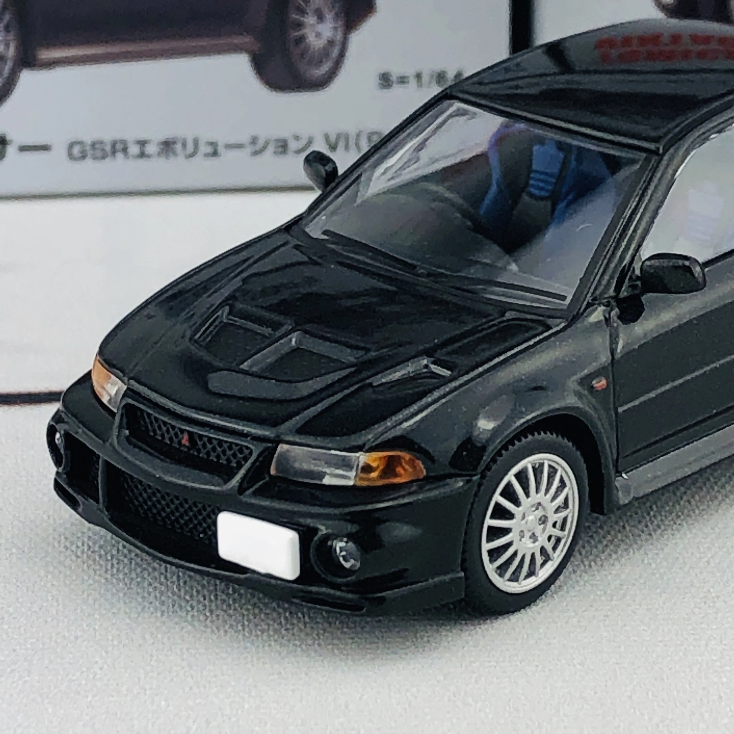 Tomica Limited Vintage Neo Mitsubishi Lancer Evolution VI GSR Black (1999) LV-N190b - Image 3