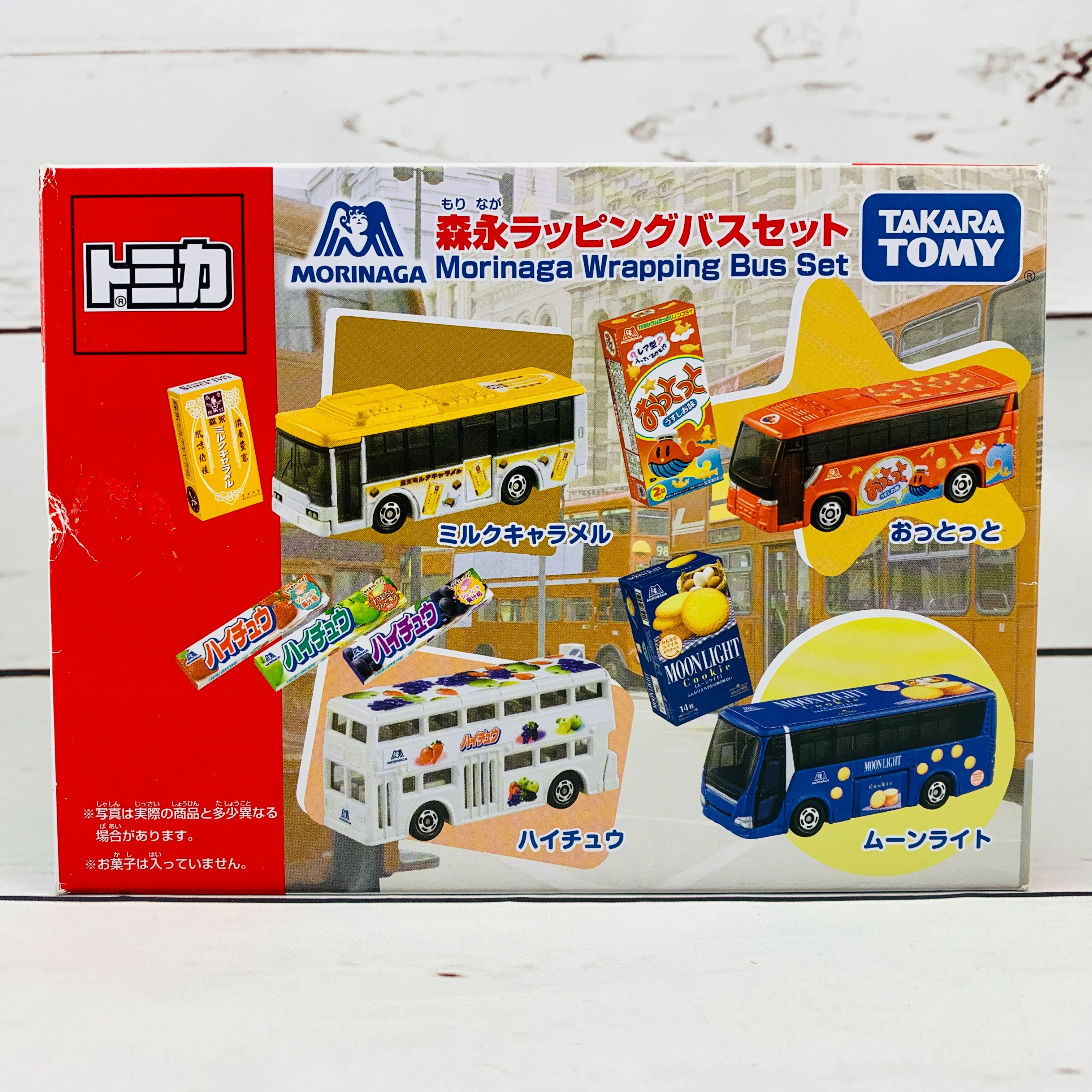 Tomica Morinaga Wrapping Bus Set - Image 2
