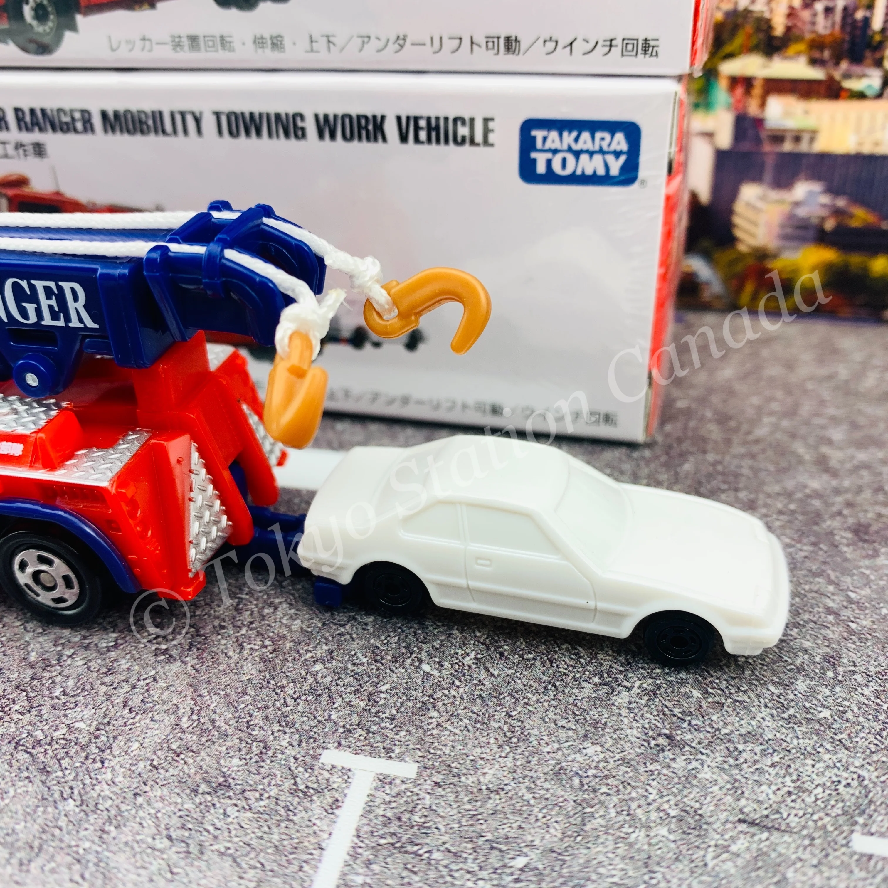 TOMICA 132 Yokohama City Fire Bureau Super Ranger Mobility Towing Work Vehicle - Image 7