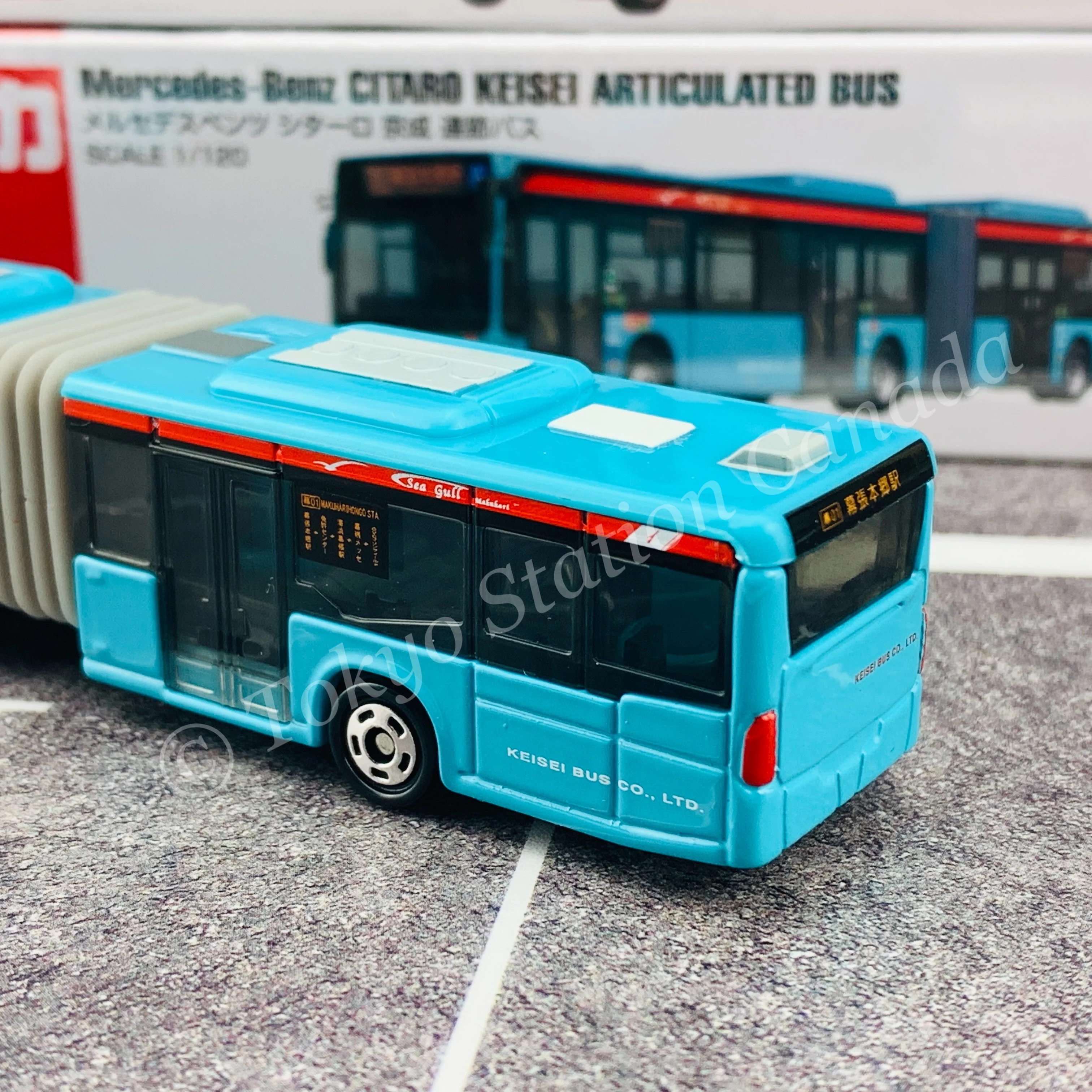 TOMICA 134 Mercedes-Benz Citaro Keisei Articulated Bus - Image 4