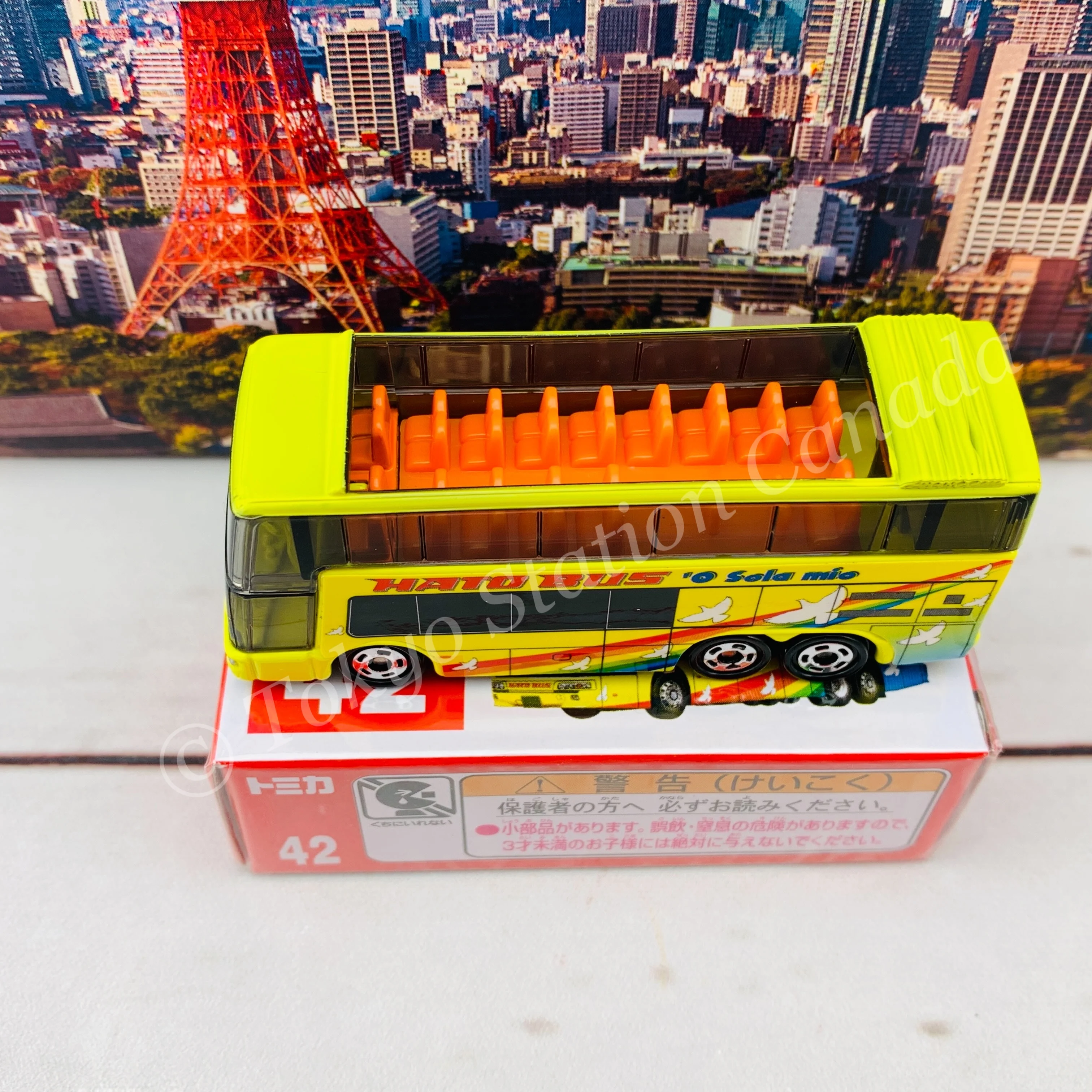 TOMICA 42 Hato Bus 4904810859420 - Image 3