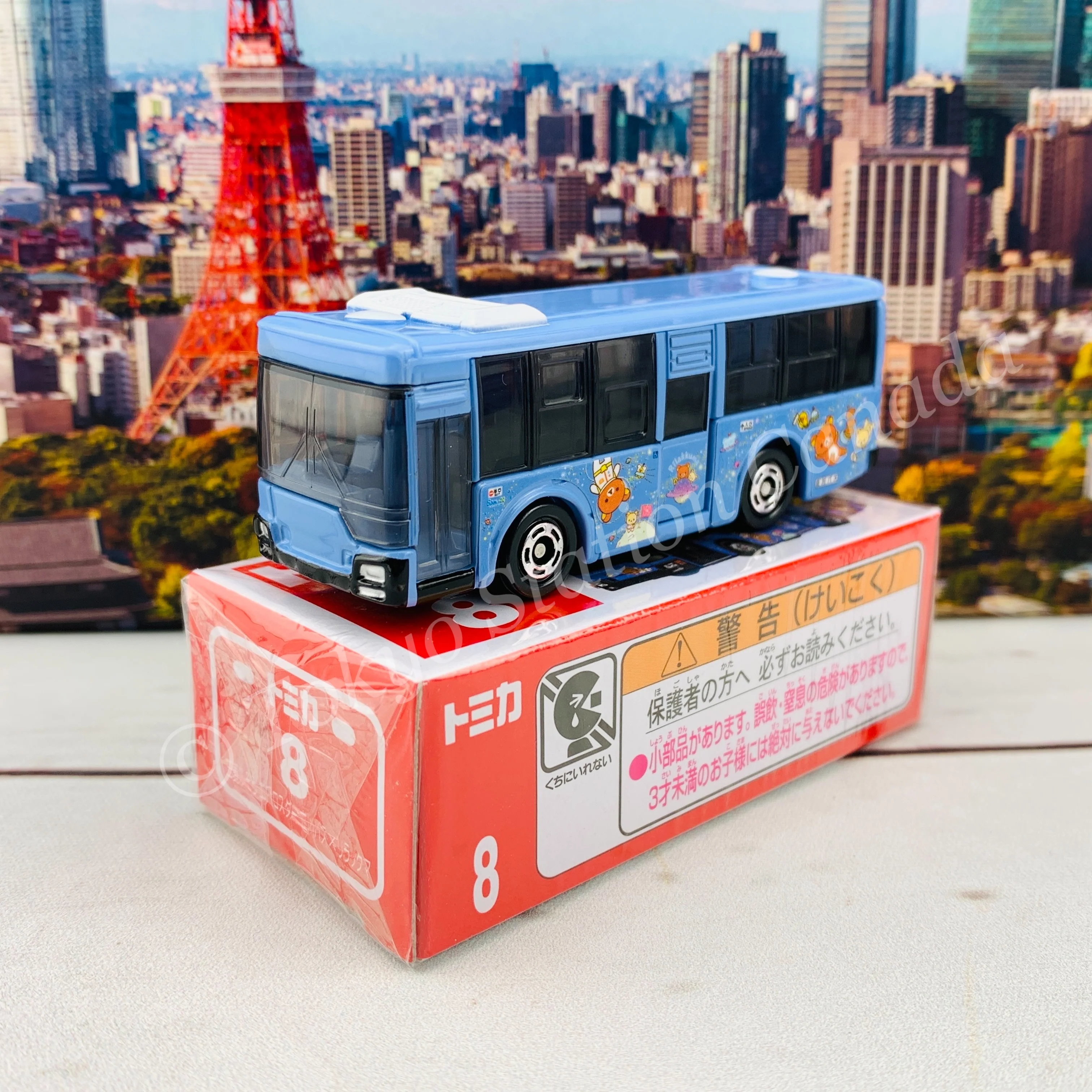 TOMICA 8 Mitsubishi Fuso Aero Star Tachikawa Bus X Rilakkuma - Image 2
