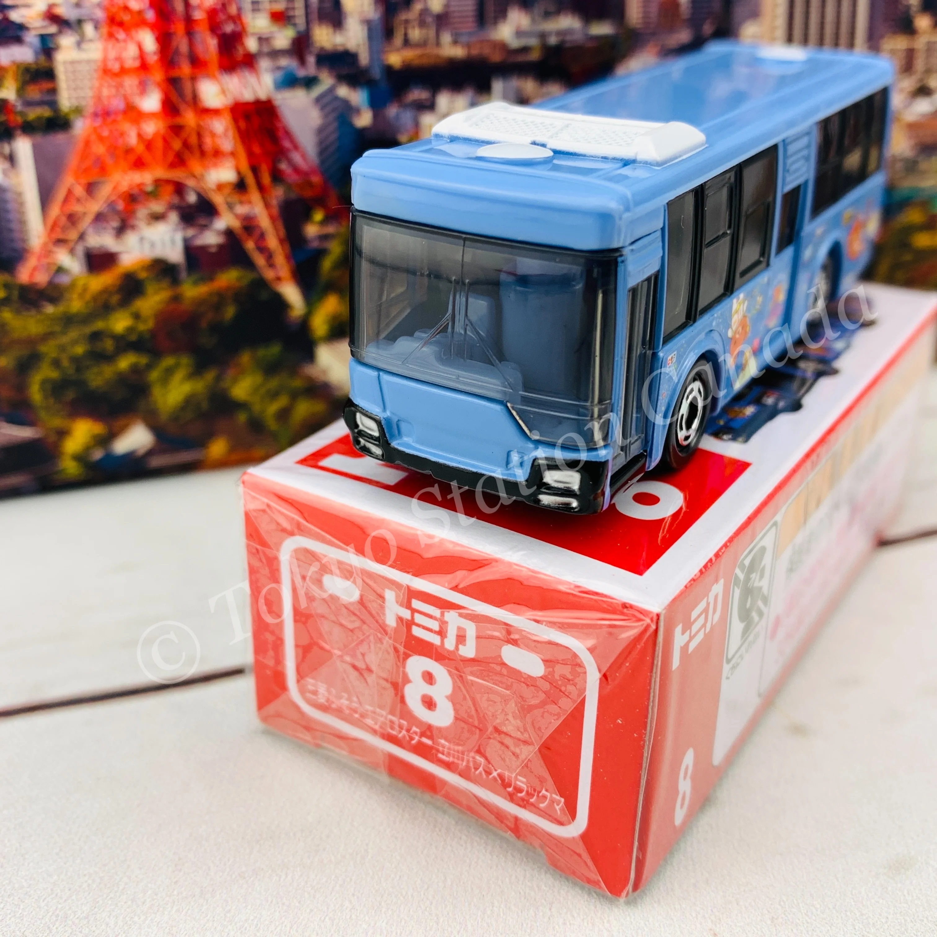 TOMICA 8 Mitsubishi Fuso Aero Star Tachikawa Bus X Rilakkuma - Image 3