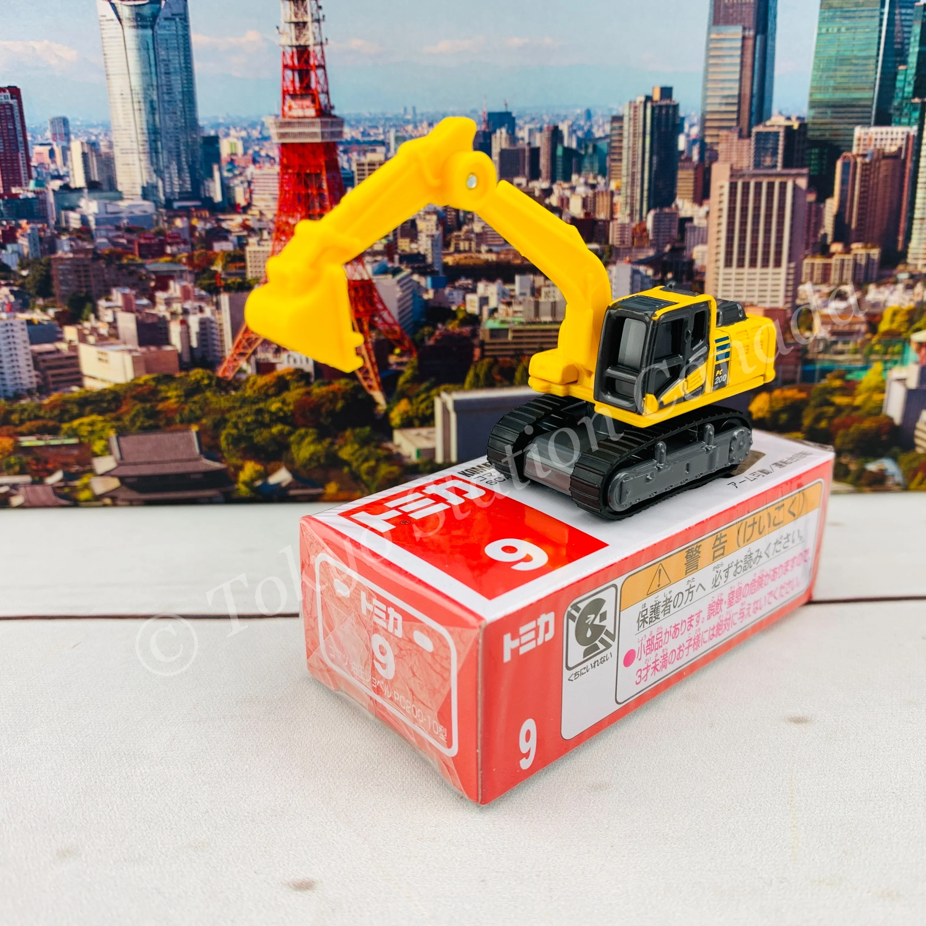 TOMICA 9 KOMATSU Excavator PC200-10 - Image 2