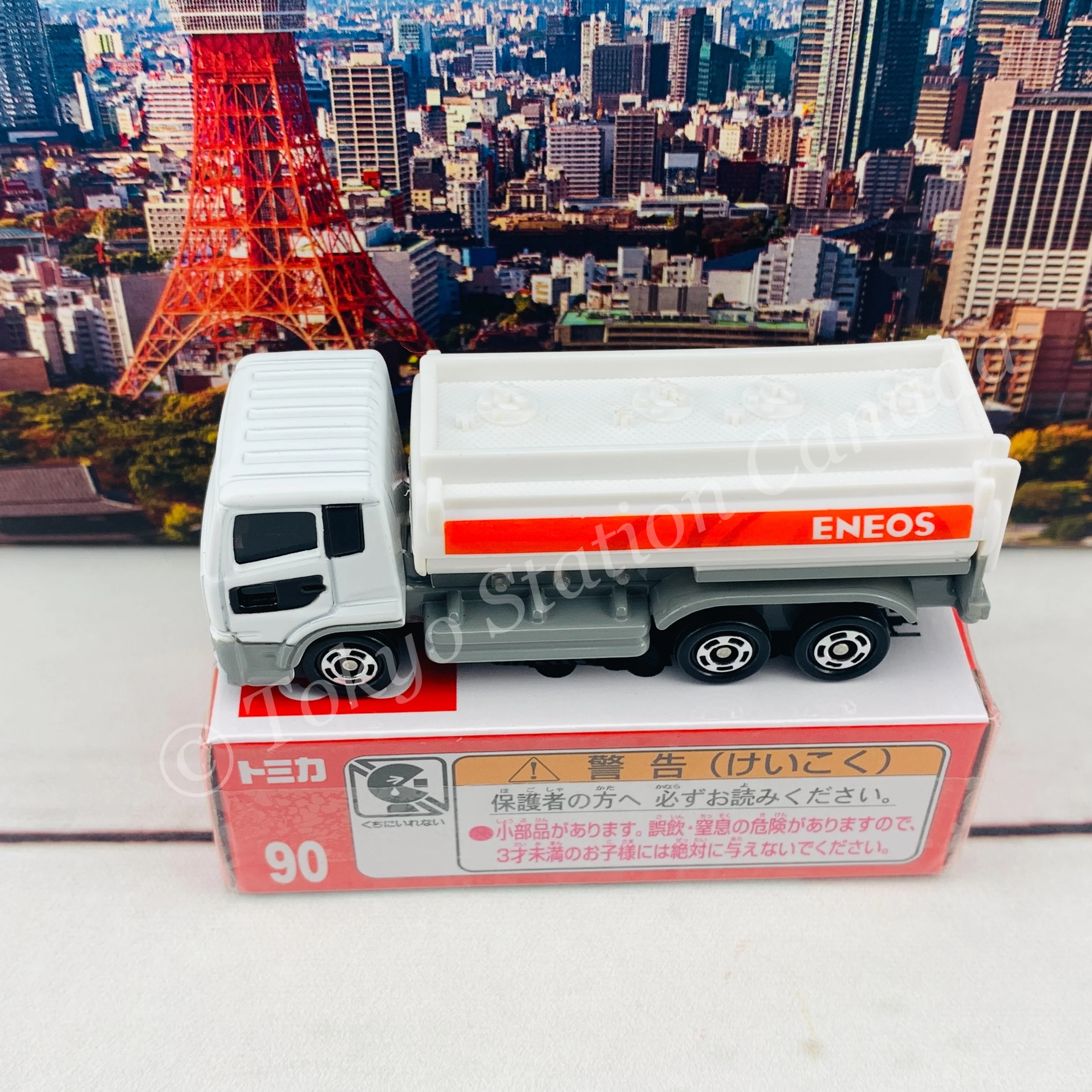 TOMICA 90 UD Trucks Quon Eneos Tank Lorry 4904810858249 - Image 5