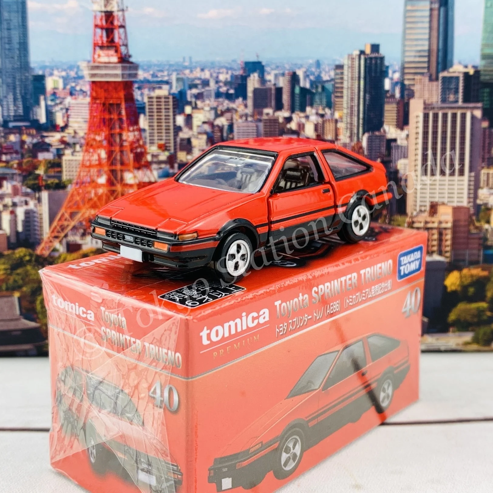 Tomica Premium 40 Toyota Sprinter Trueno (Tomica Premium Release Commemorative Specificationトミカプレミアム発売記念仕様) - Image 2