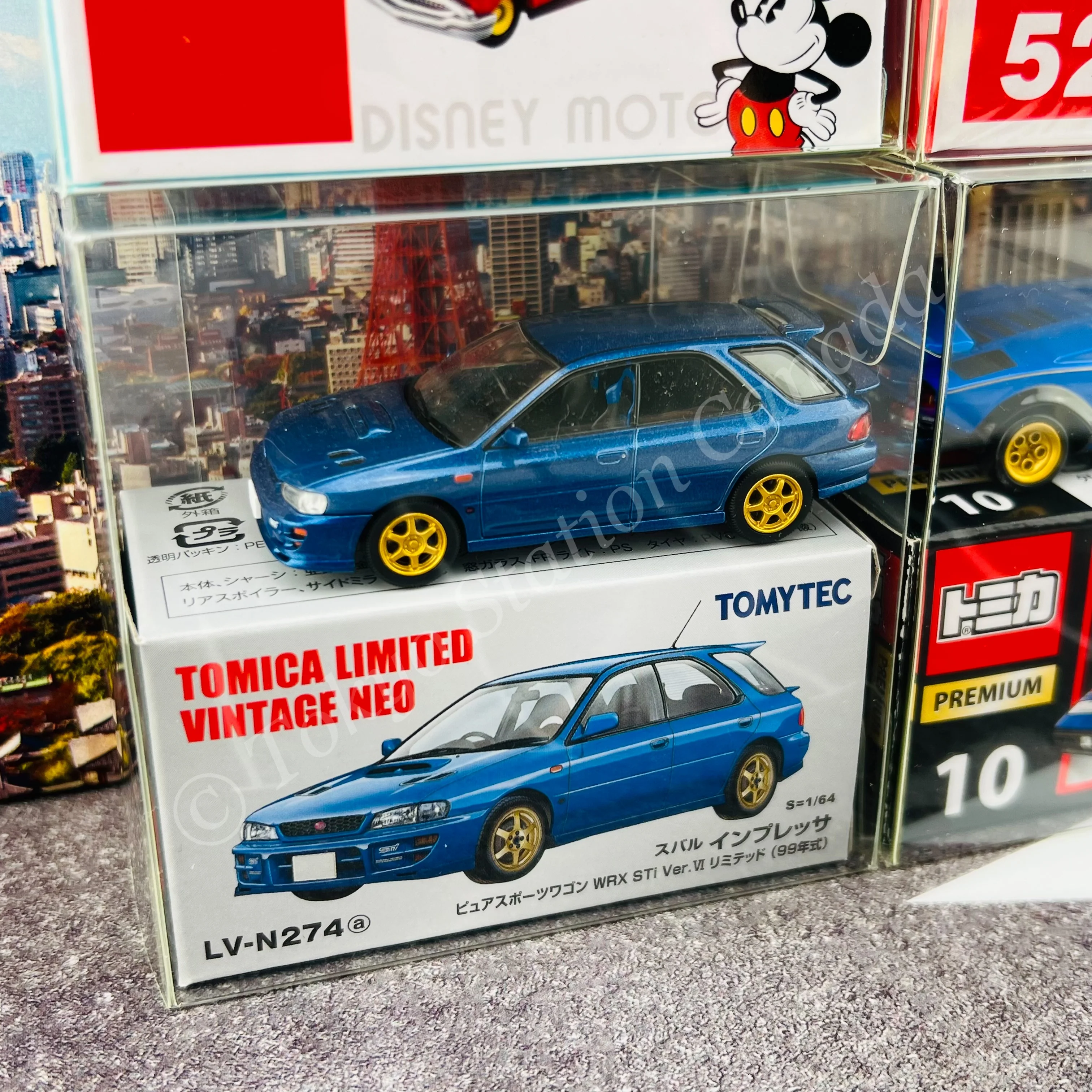 TOMICA PREMIUM / TLVN DOUBLE Protector Case (80mm x 80mm x 44mm) Pack of 10 (TS002-10) - Image 2