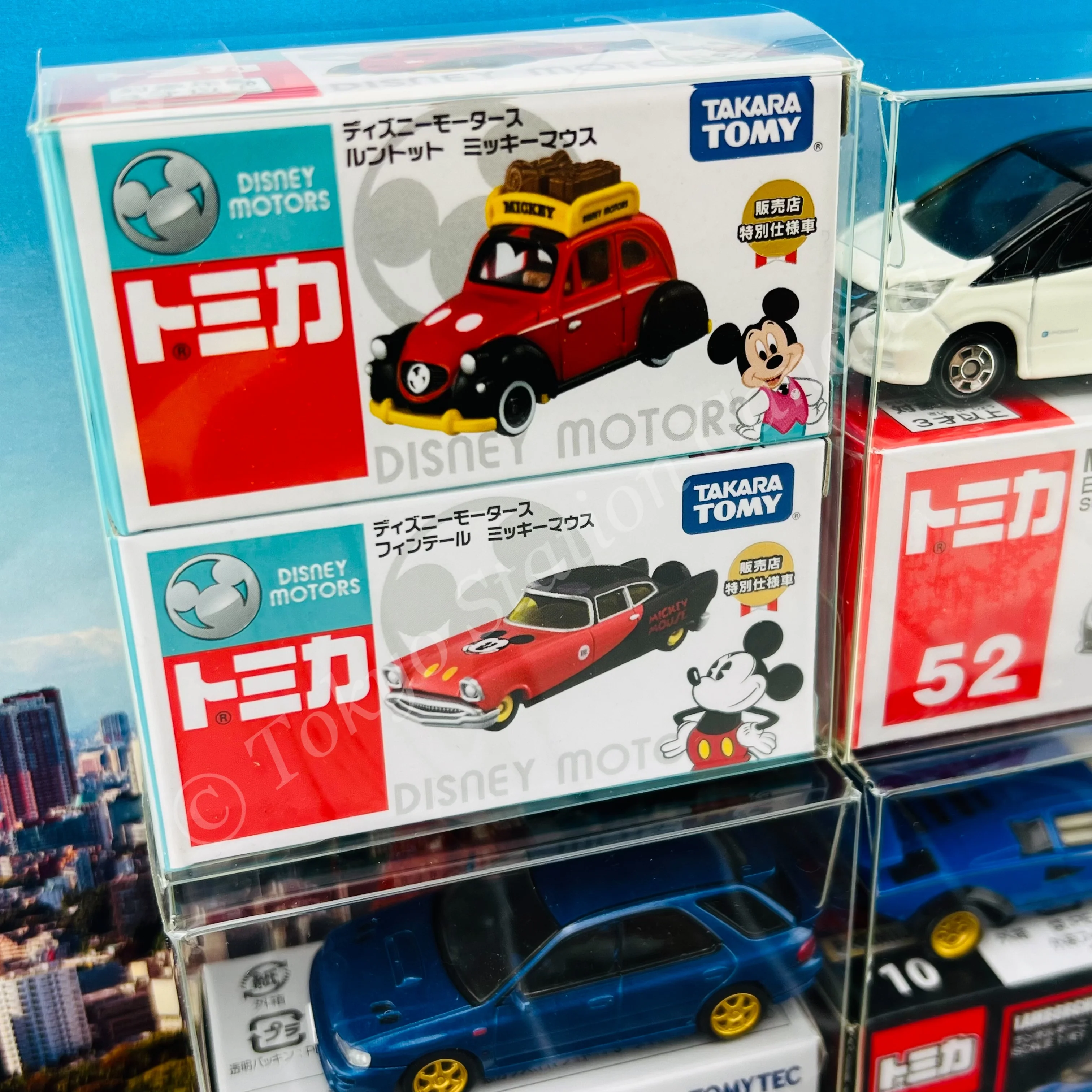 TOMICA PREMIUM / TLVN DOUBLE Protector Case (80mm x 80mm x 44mm) Pack of 10 (TS002-10) - Image 3