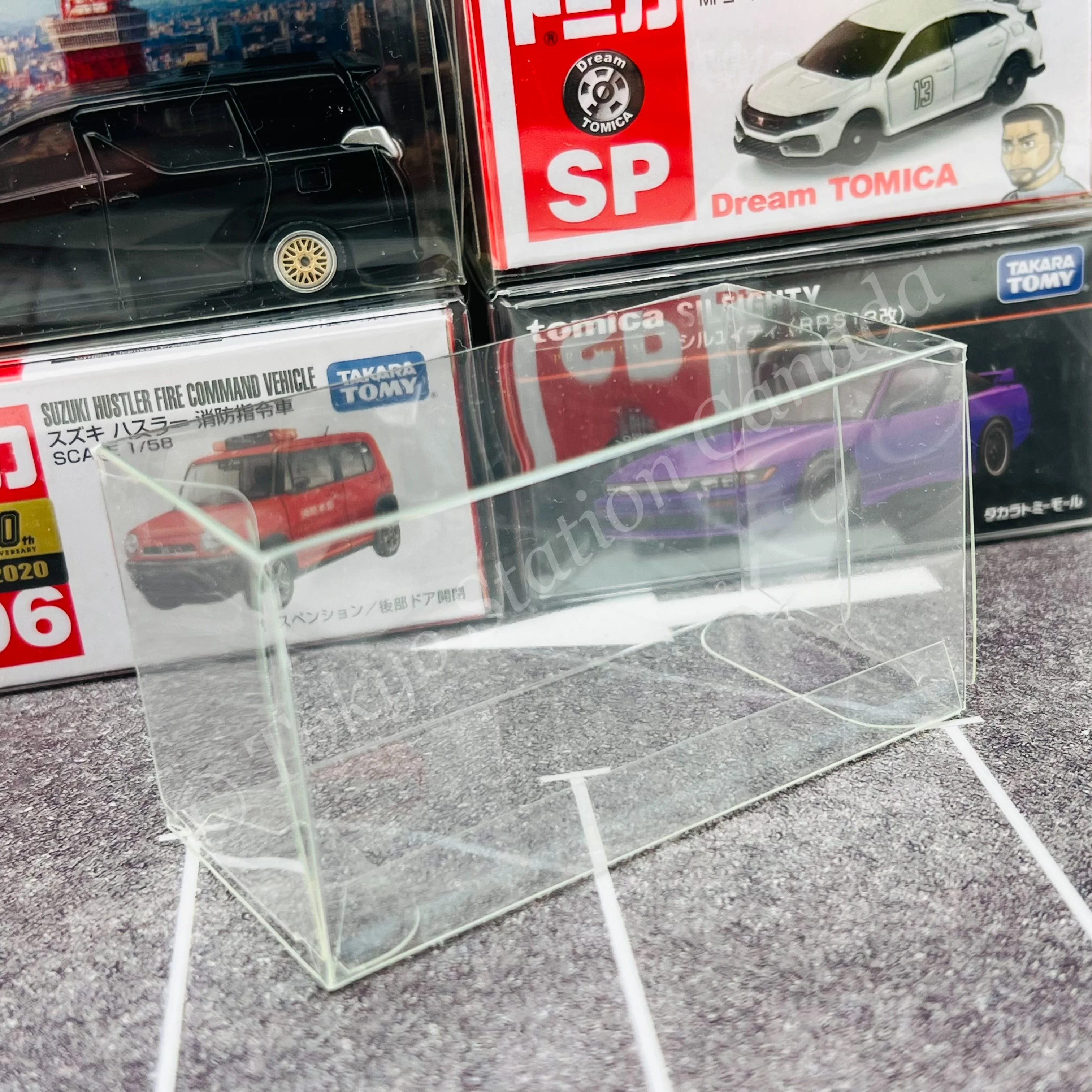 TOMICA PREMIUM / TLVN Protector Case (80mm x 40mm x 44mm) Pack of 10 (TS003-10) - Image 2
