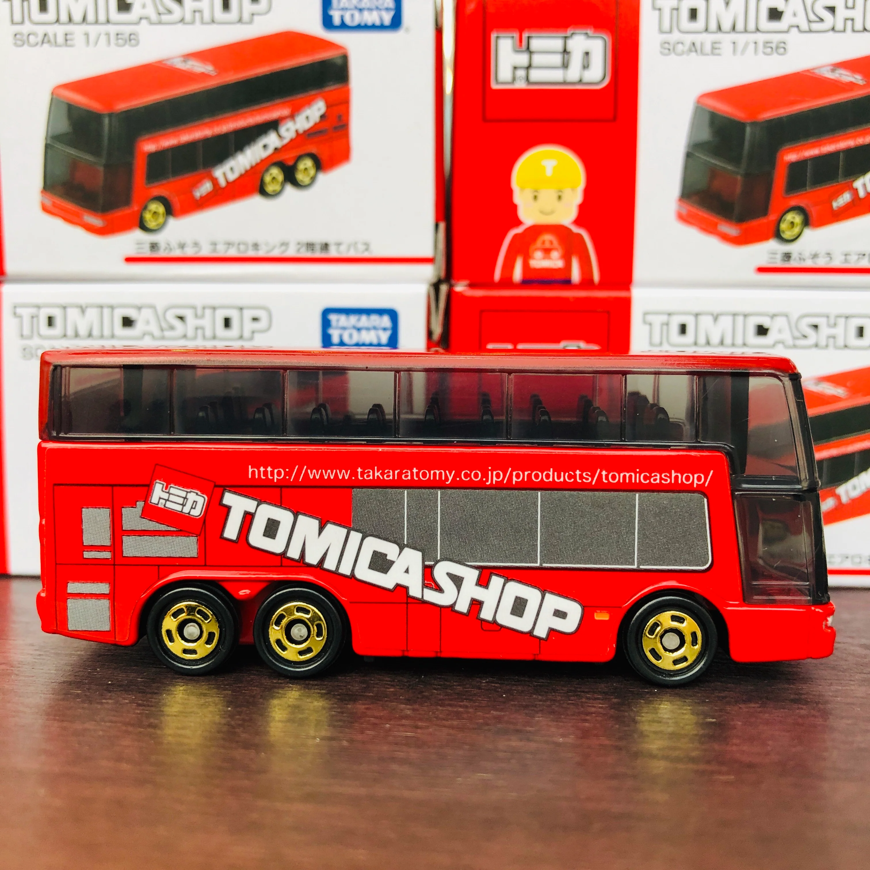 Tomica Shop Original Model Mitsubishi Fuso Aero King Double Decker - Image 3